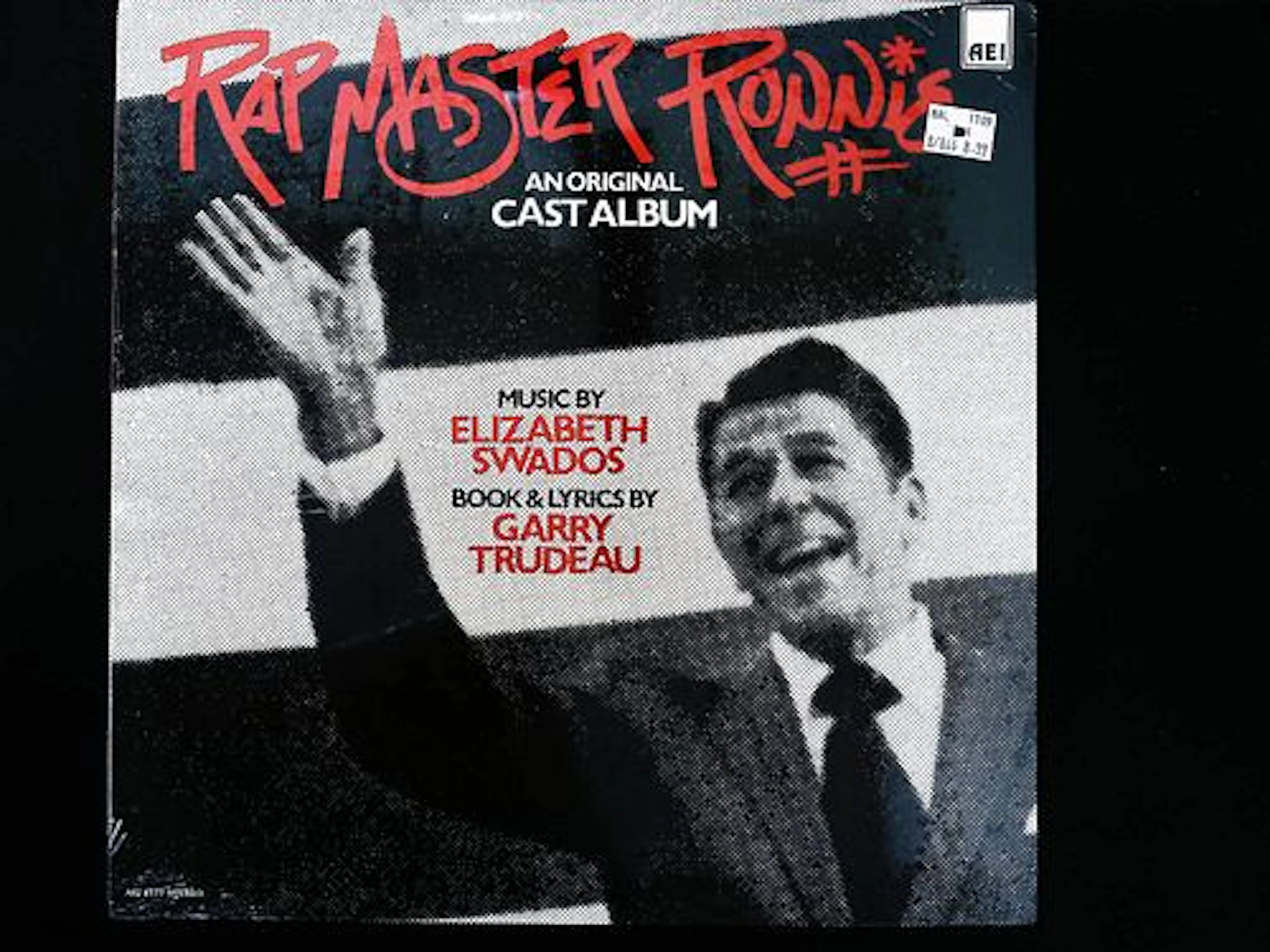 Rap Master Ronnie Original Cast Album Vinyl Record Sleeve