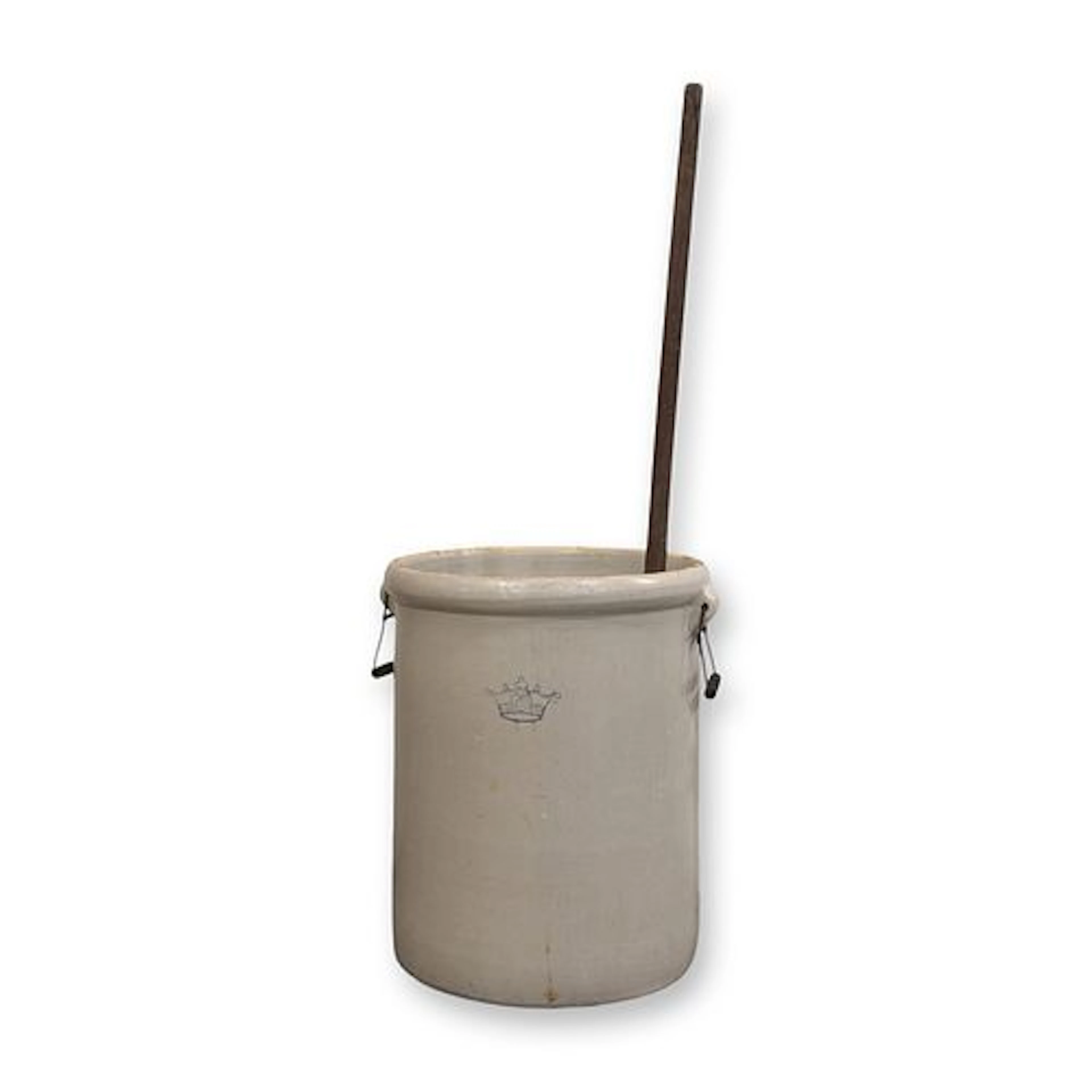 American Salt Glaze Stoneware 20 Gallon Butter Churn