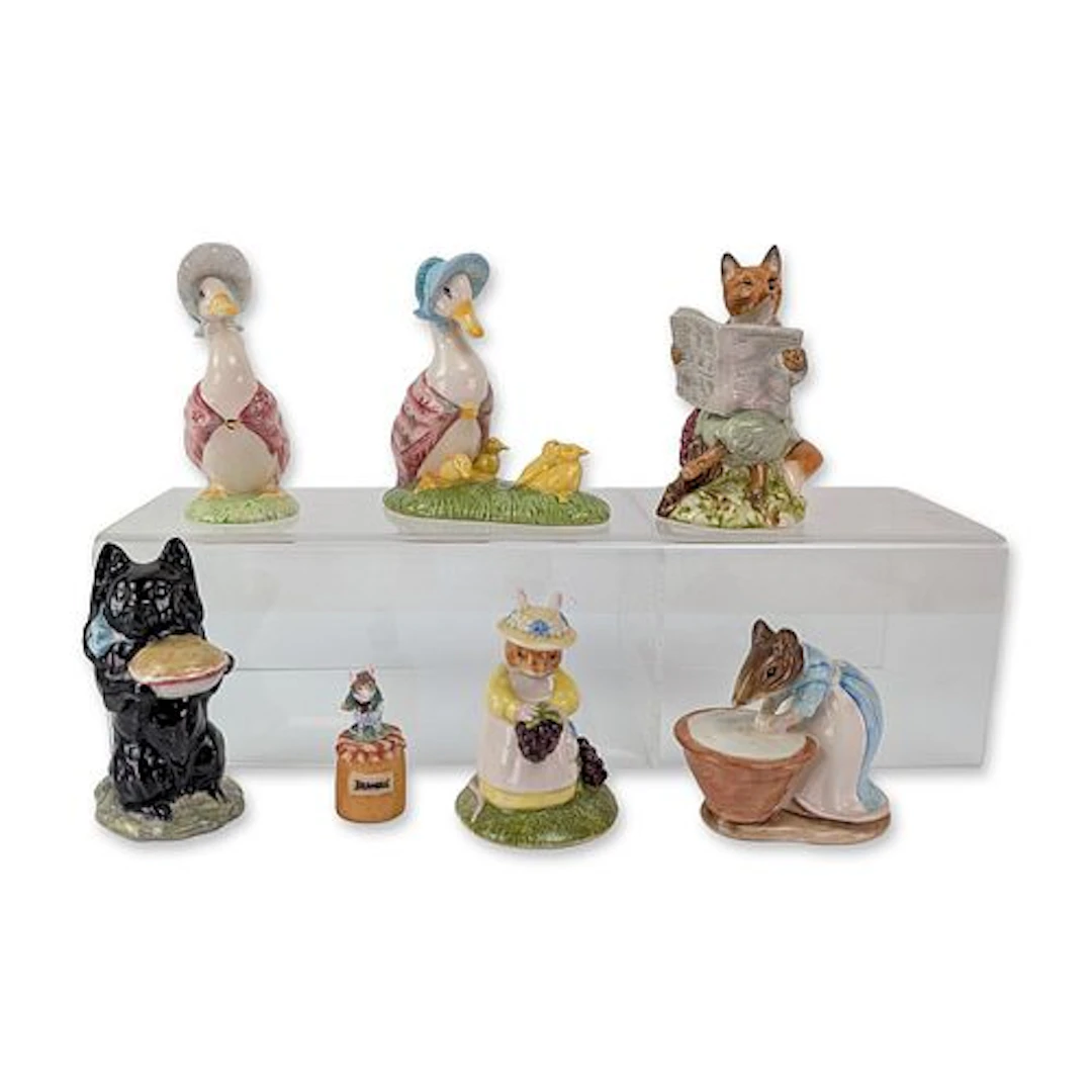 Beswick and Royal Albert Beatrix Potter Porcelain Figurine Collection