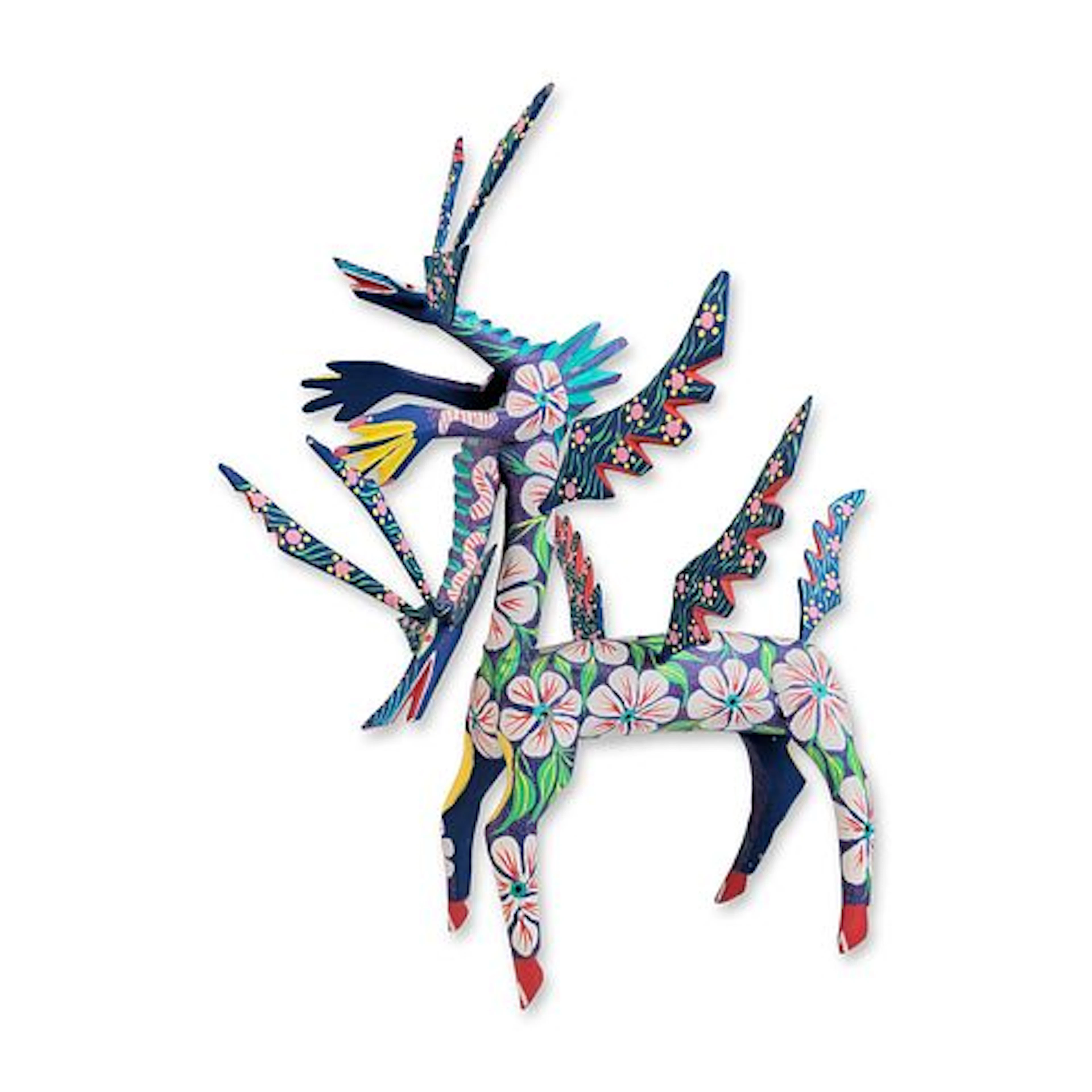 Oaxacan Alebrije Wood Carving Winged Creature