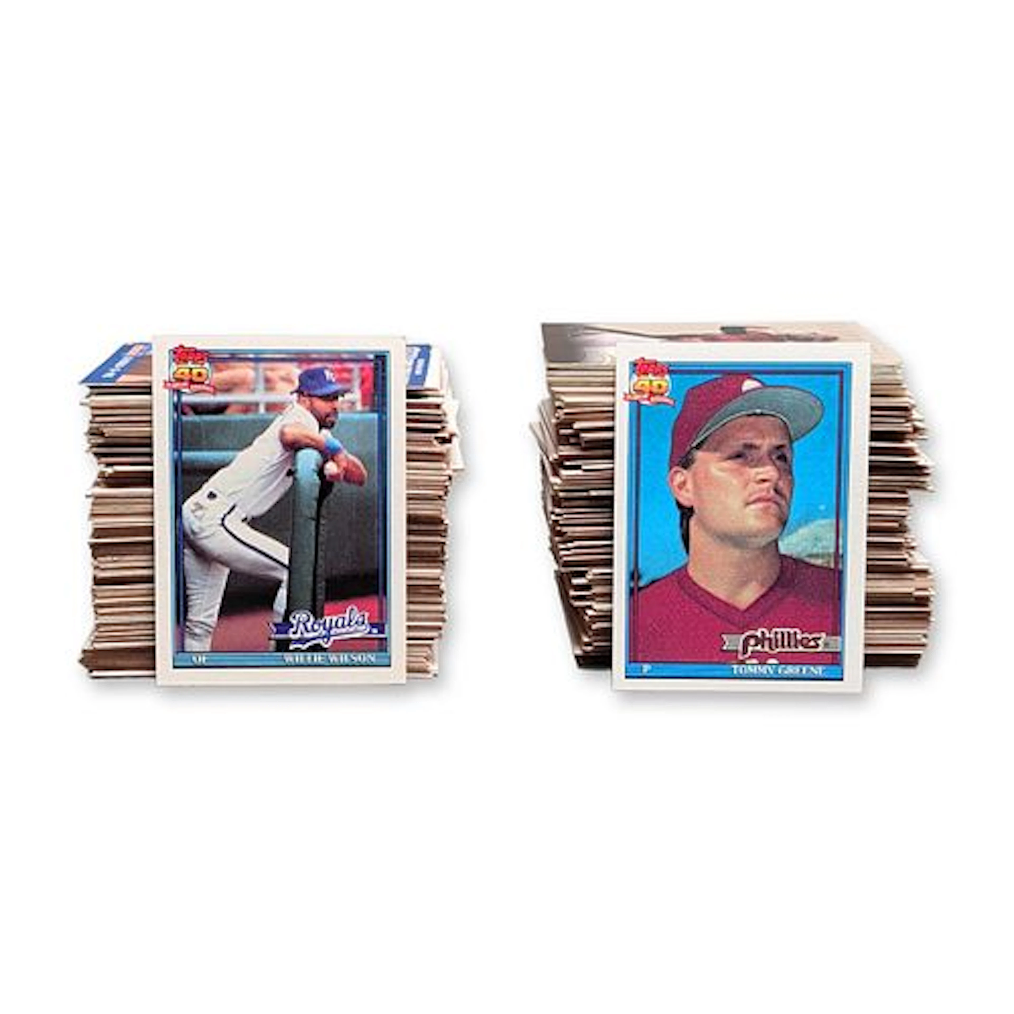 Over 75pc 1991 Topps 40 Years of Baseball Trading Card Collection