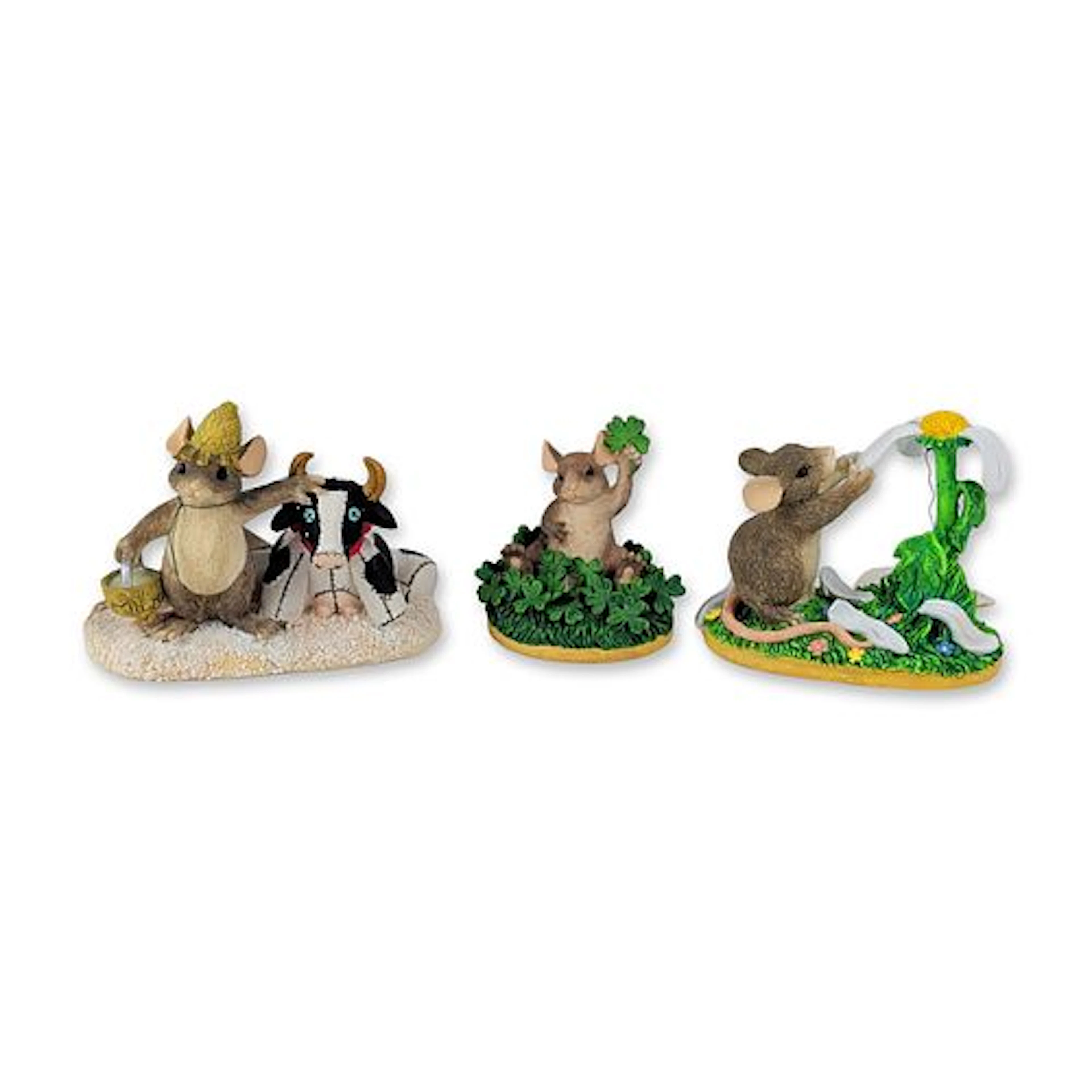 3pc Silvestri Charming Tails Mouse Figurines