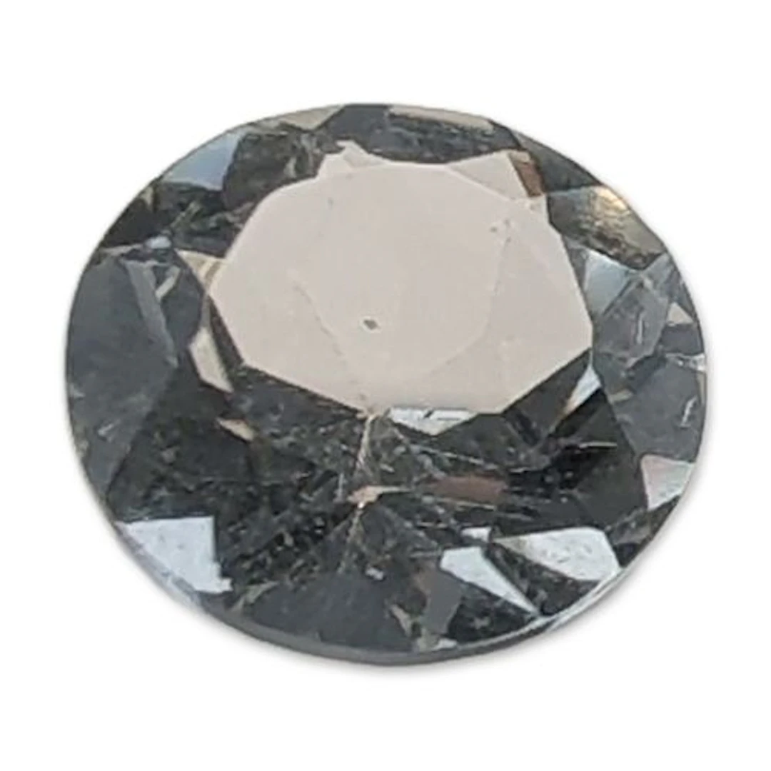 Loose Colorless Round Brilliant Cut Quartz Gemstone