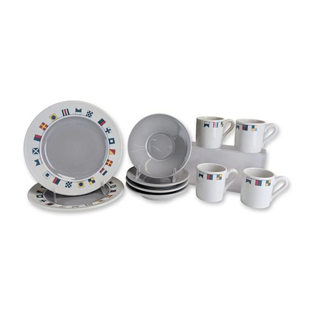 10pc American Export Lines Mayer China Nautical Tableware Set