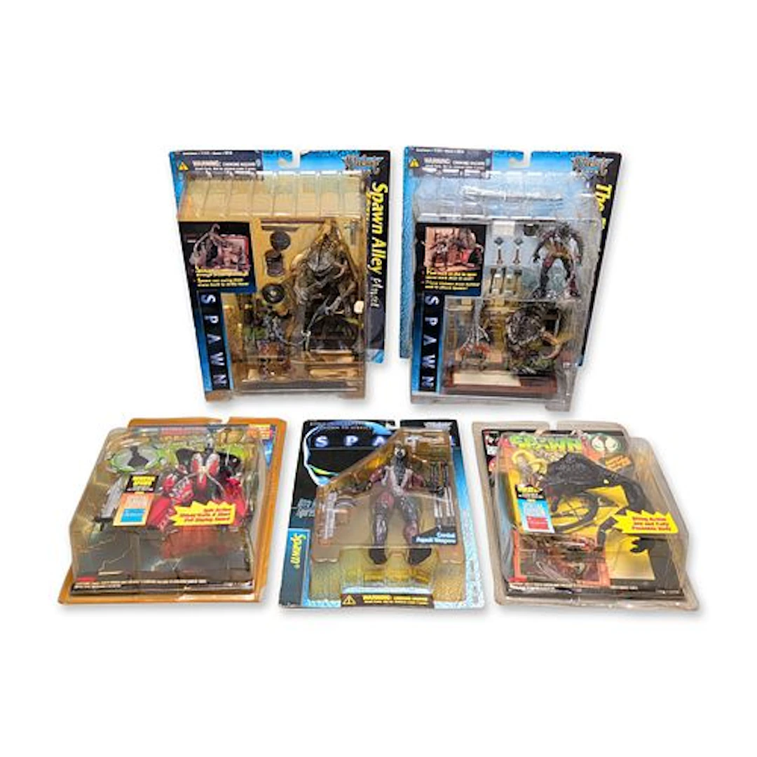 Collection of McFarlane Toys Spawn Ultra Action Figures and Playsets