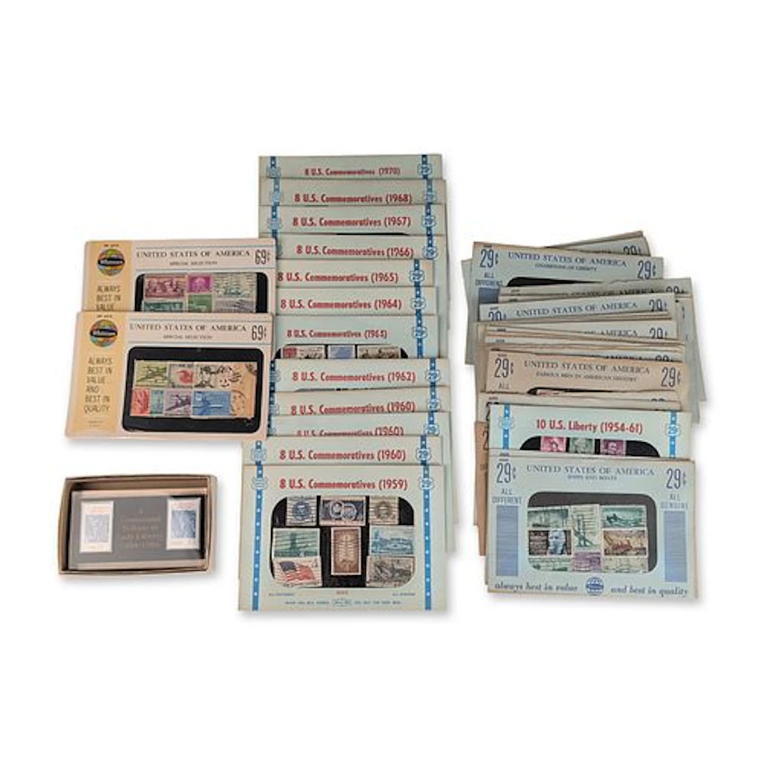 42pc Collection of US Commemorative and Topical Stamp Packets