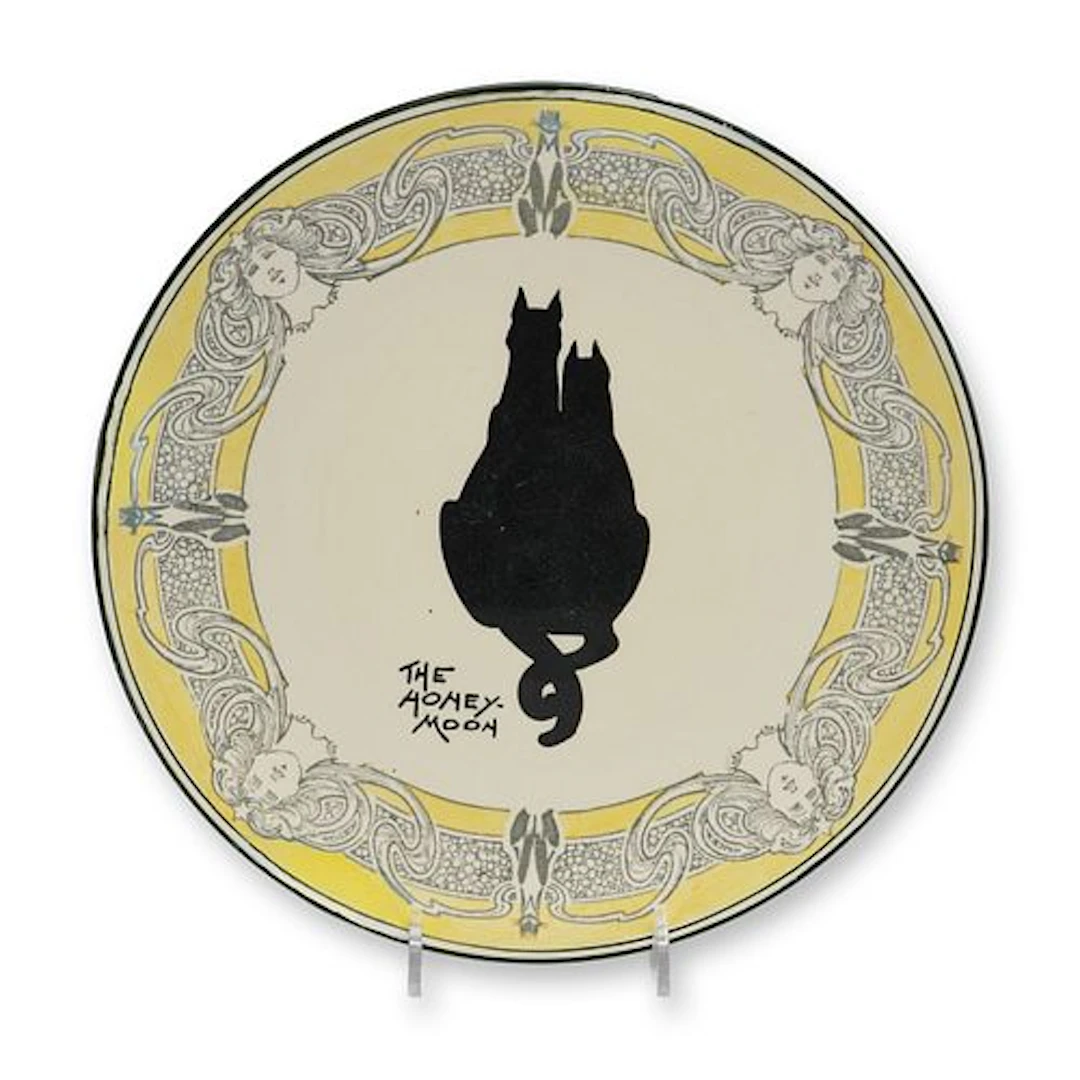 Royal Doulton by David Henry Souter Kateroo Series Ware Plate, The Honeymoon