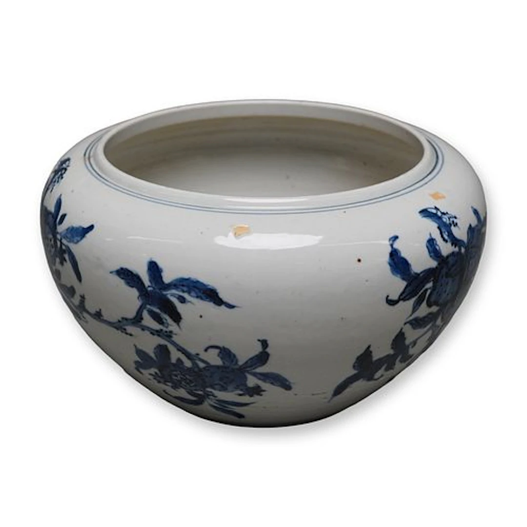 Chinese Porcelain Blue and White Alms Bowl