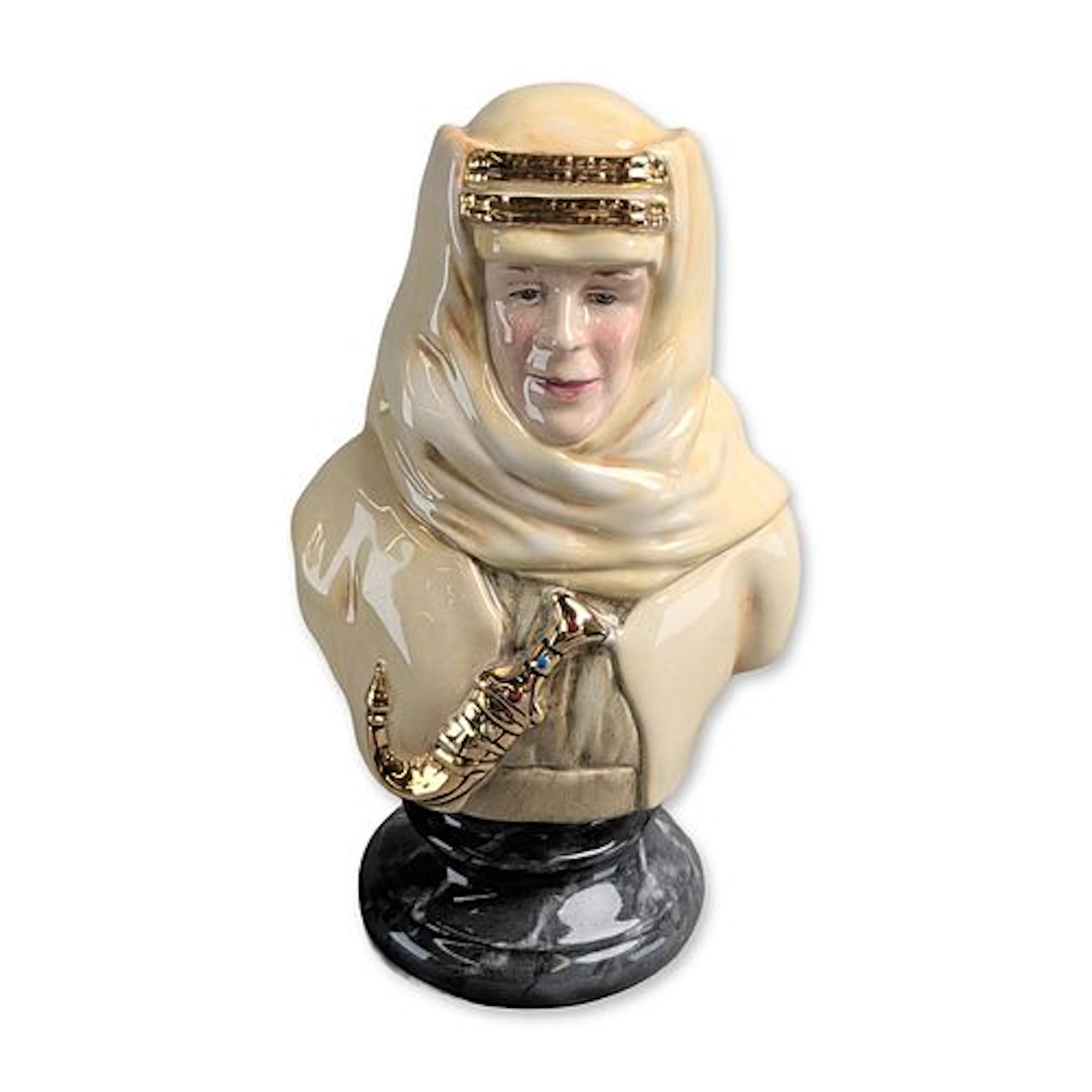 Michael Sutty Fine China Bust, Lawrence of Arabia