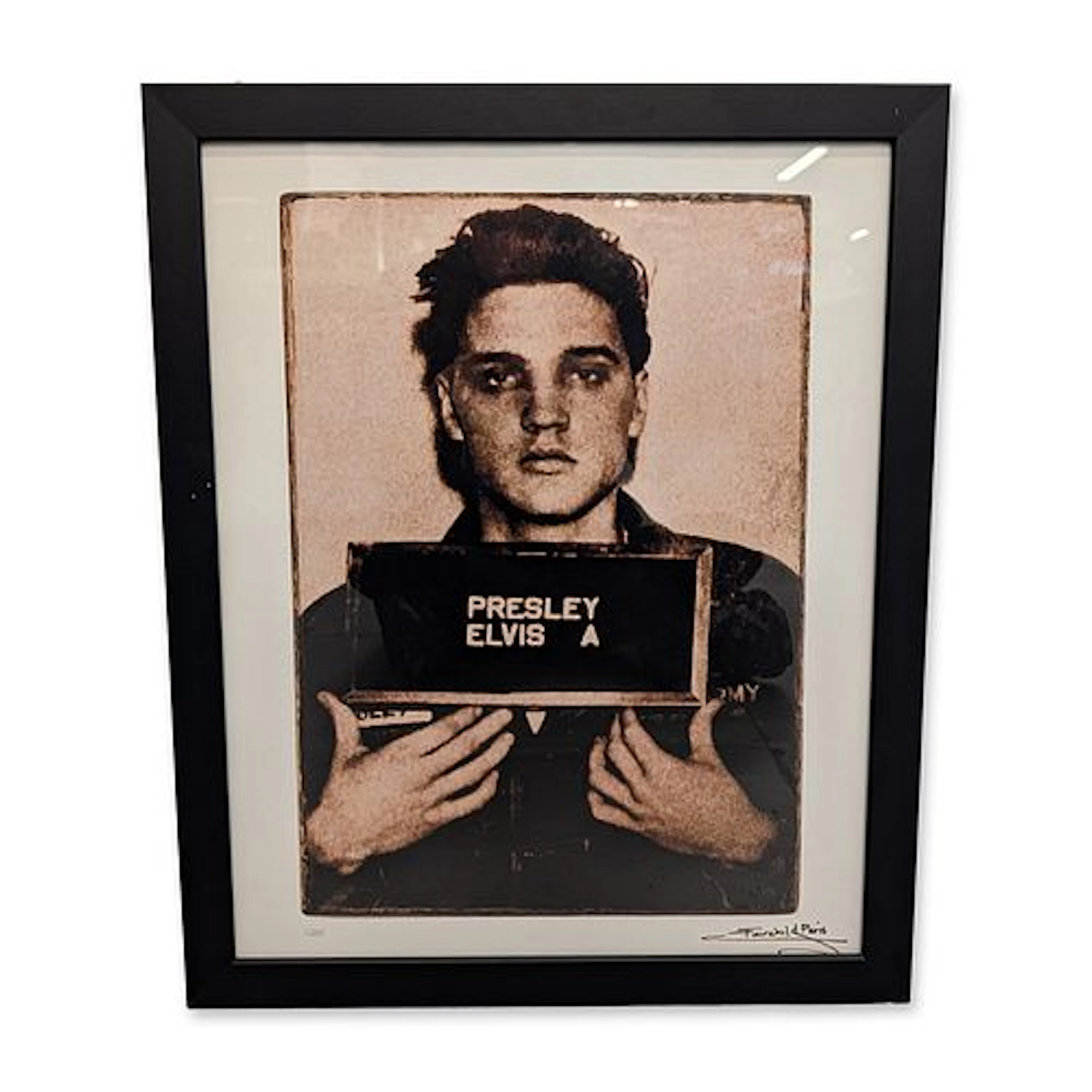 Fairchild Paris Elvis Presley Mugshot Limited Edition Print