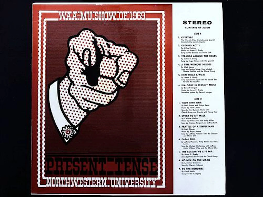 Northwestern Waa-Mu Show - Present Tense Cast RCA Custom 1969