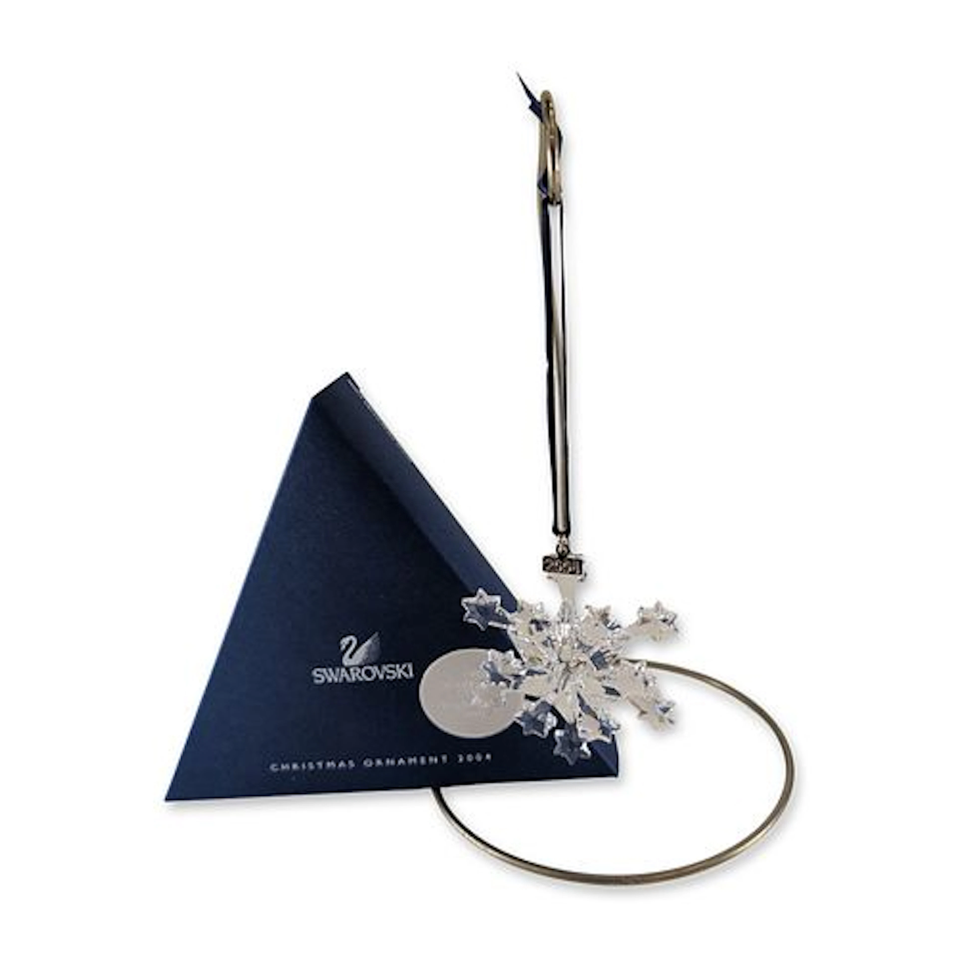 Swarovski Crystal Rockefeller Center Snowflake 2004 Christmas Ornament