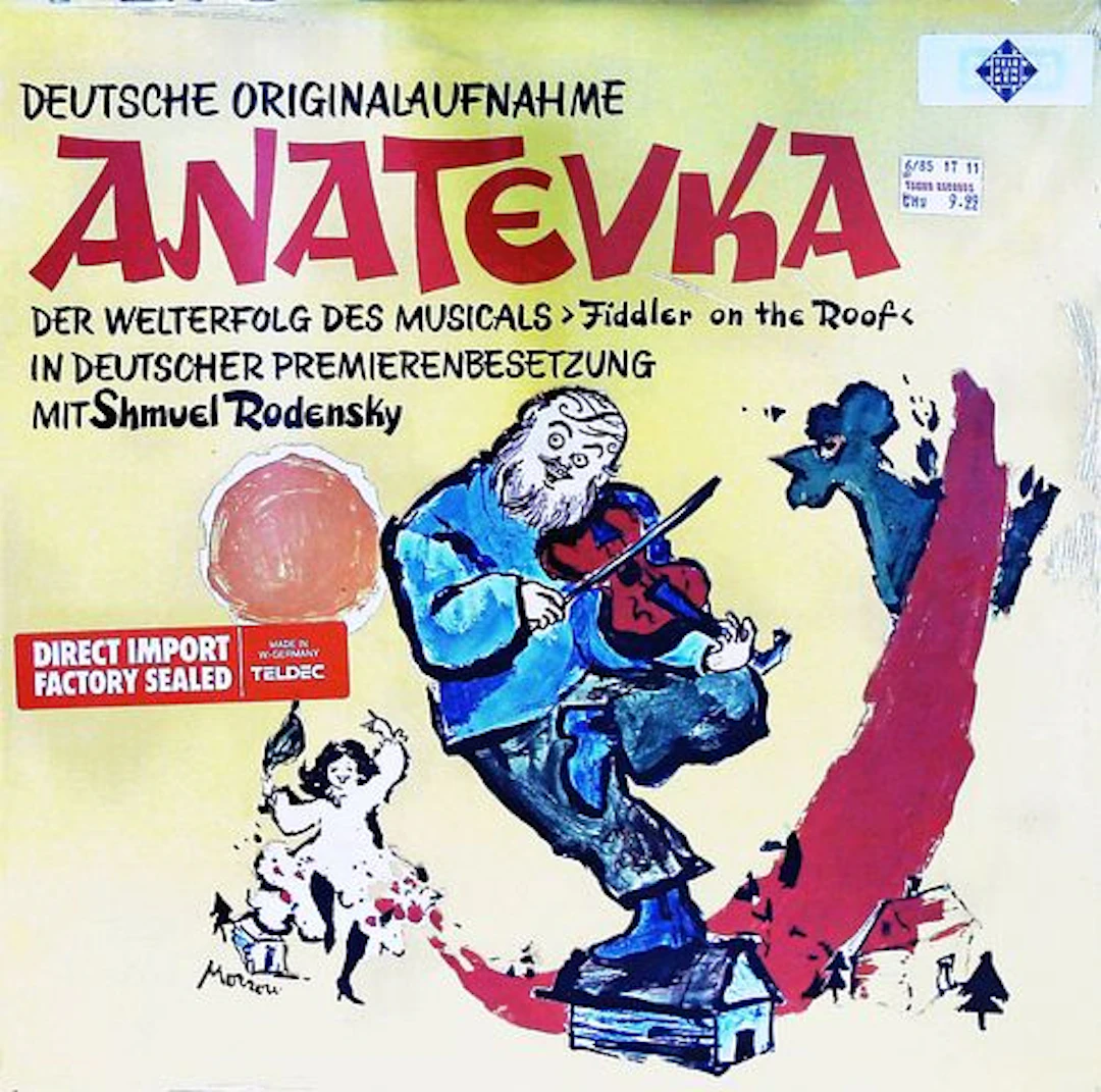 Shmuel Rodensky Anatevka Deutsche Originalaufnahme LP Record Album