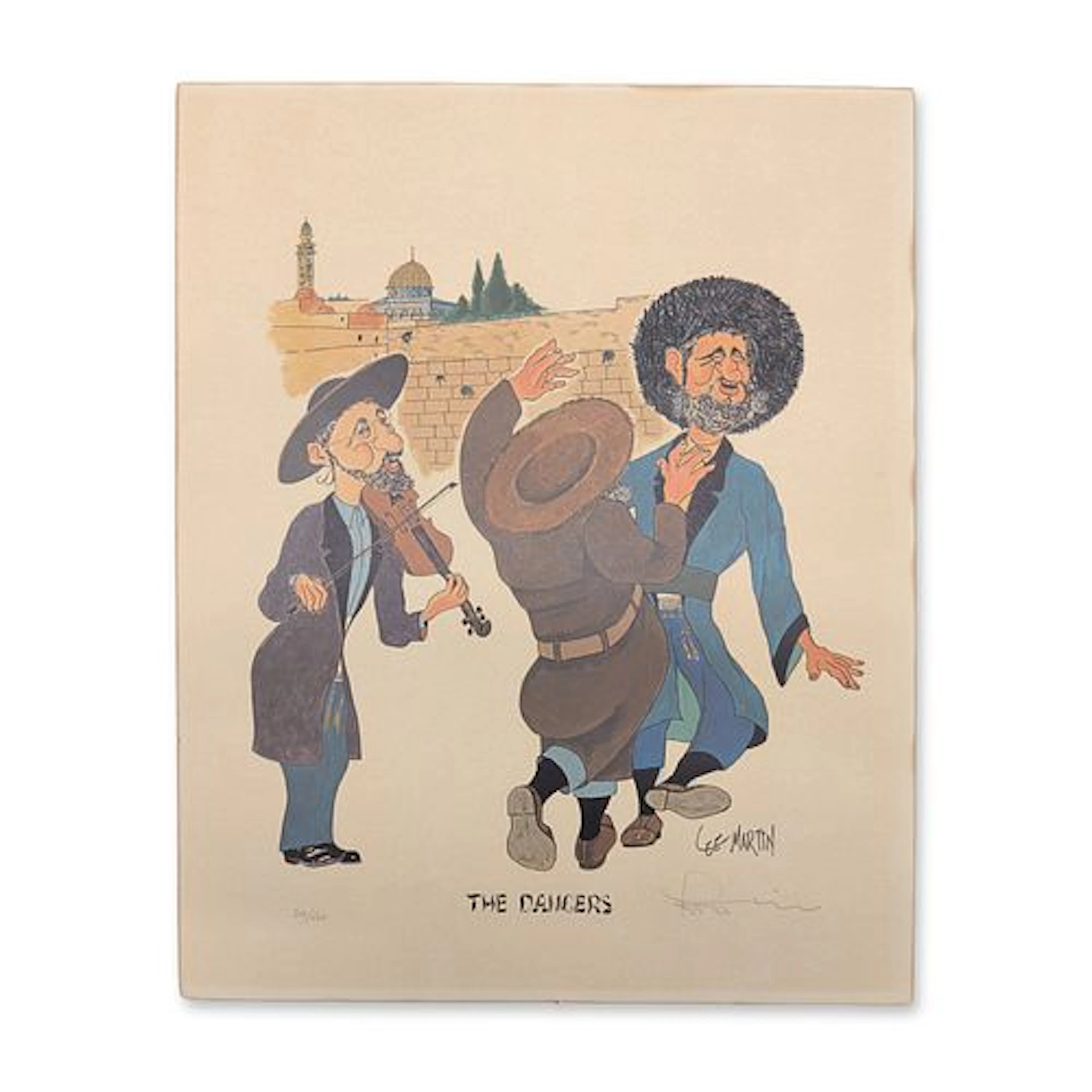 Lee Martin (American 20th-21st century) Lithograph on Paper, The Dancers