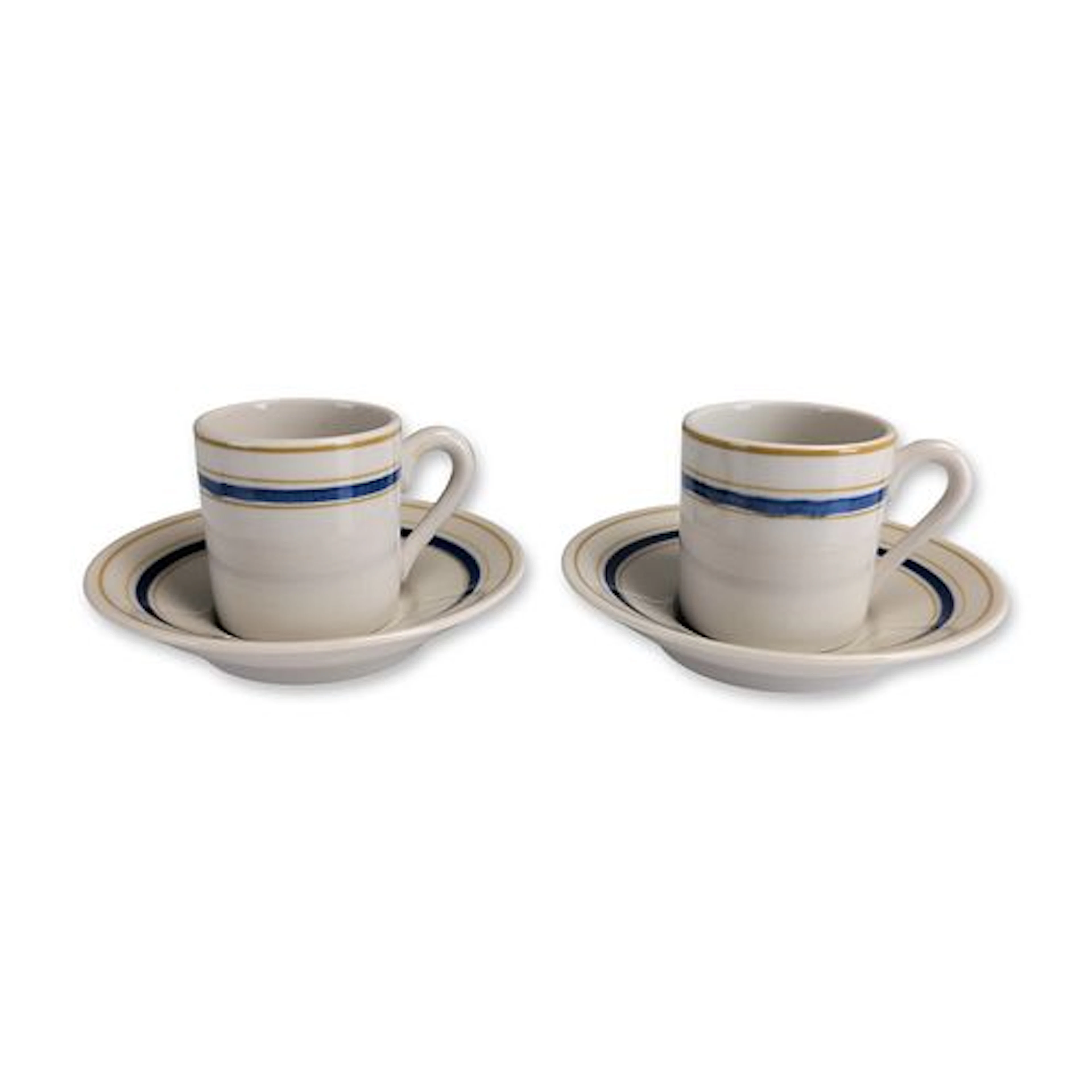 4pc Sterling China American Export Isbrandtsen Lines Cup and Saucer Sets