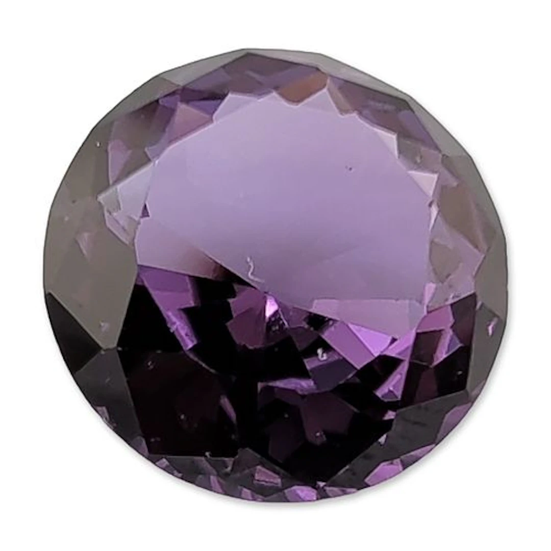 11.00ct Loose Round Brilliant Cut Purple Sapphire Gemstone