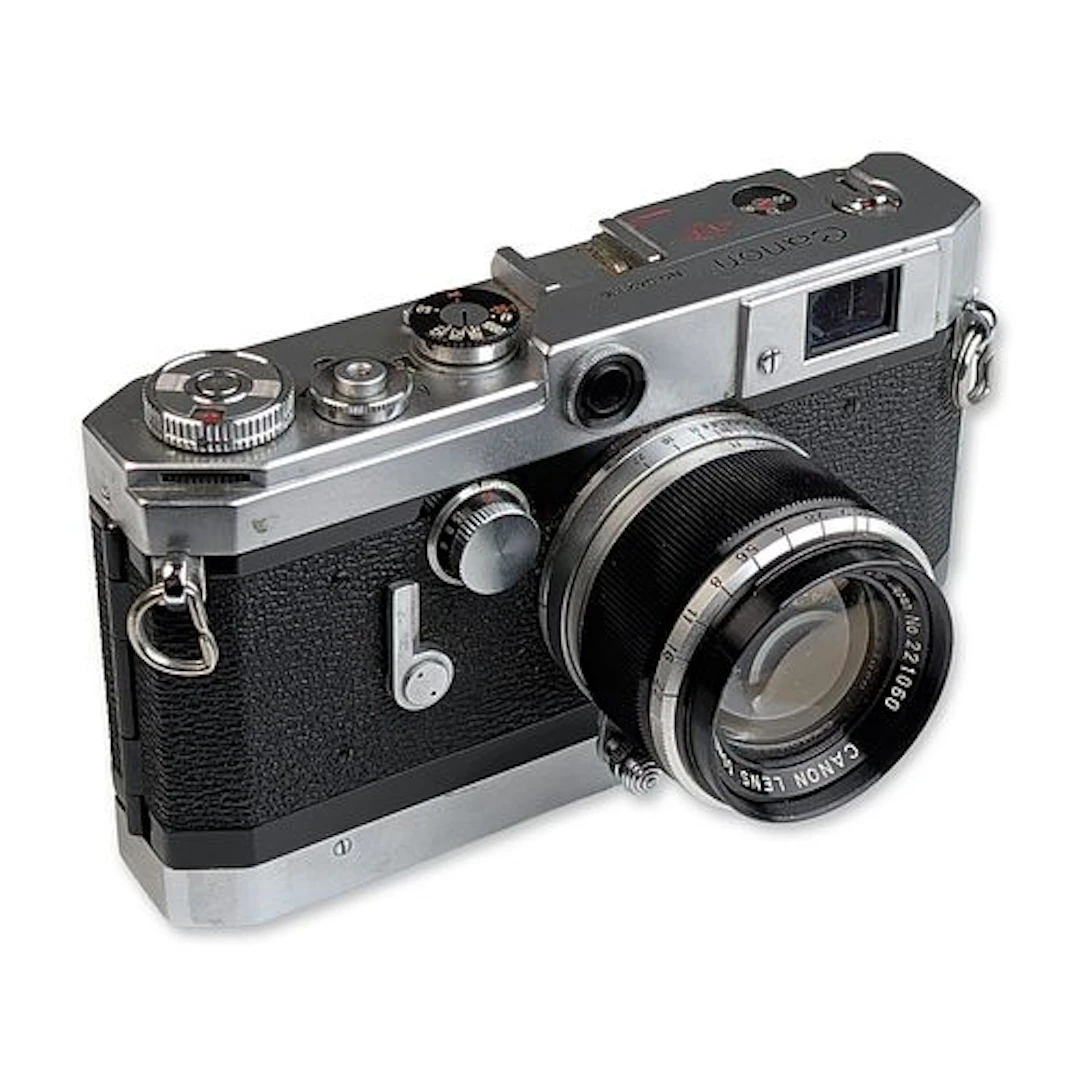 Canon Model VT de luxe 35mm Rangefinder Camera with 50mm f/1.8 Lens and Case