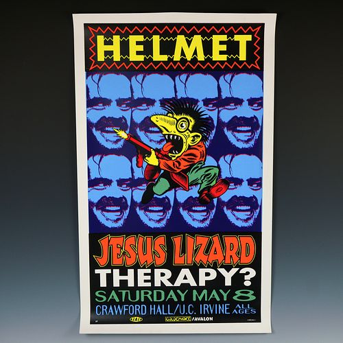 Frank Kozik, Helmet, The Jesus Lizard & Therapy U.C. Irvine