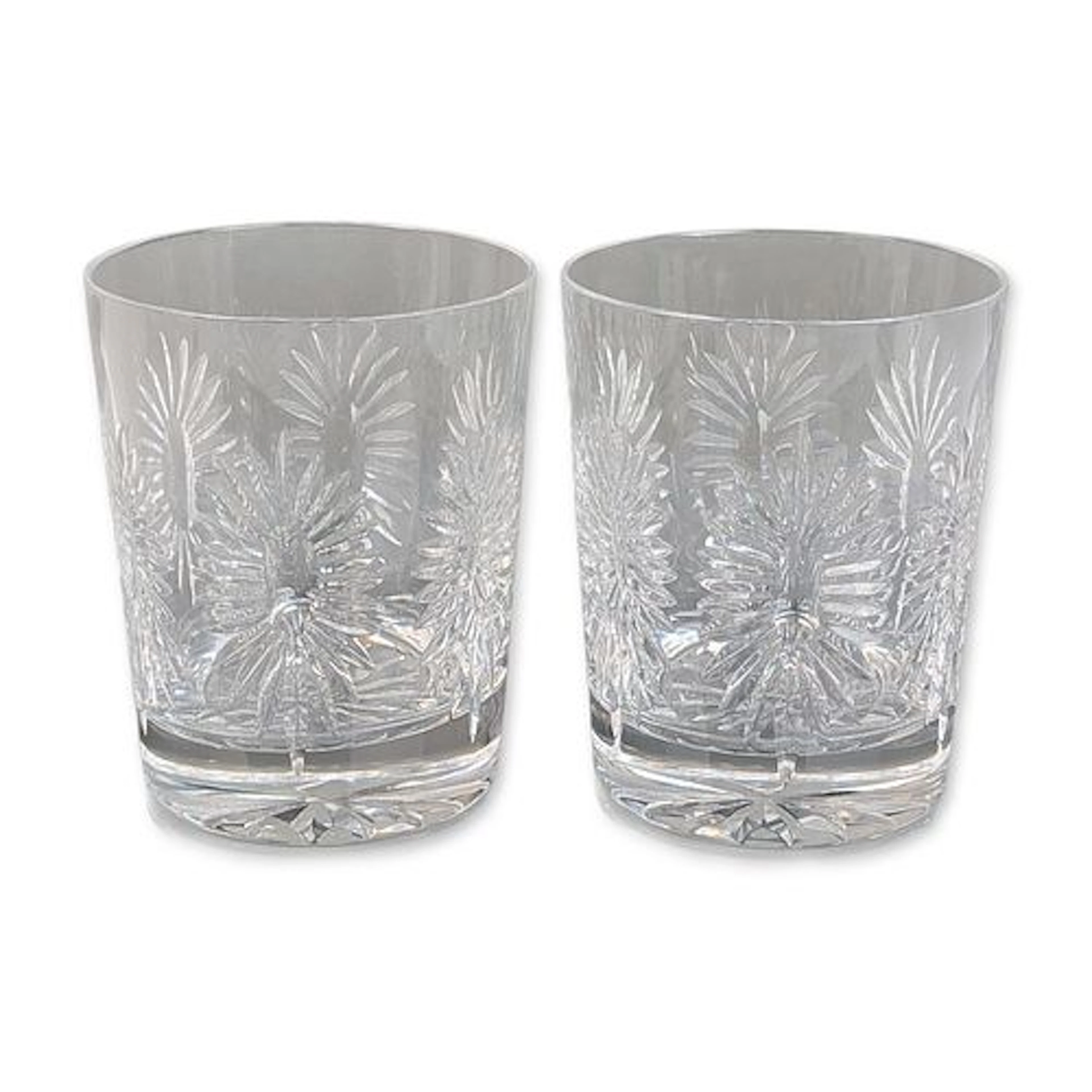 Pair of Waterford Crystal Millennium Double Old Fashioned Glasses, Health