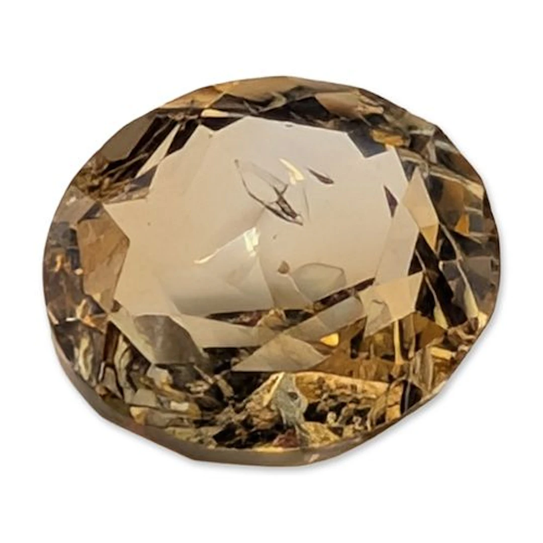 Loose Oval Mixed Cut Honey Yellow Citrine Gemstone