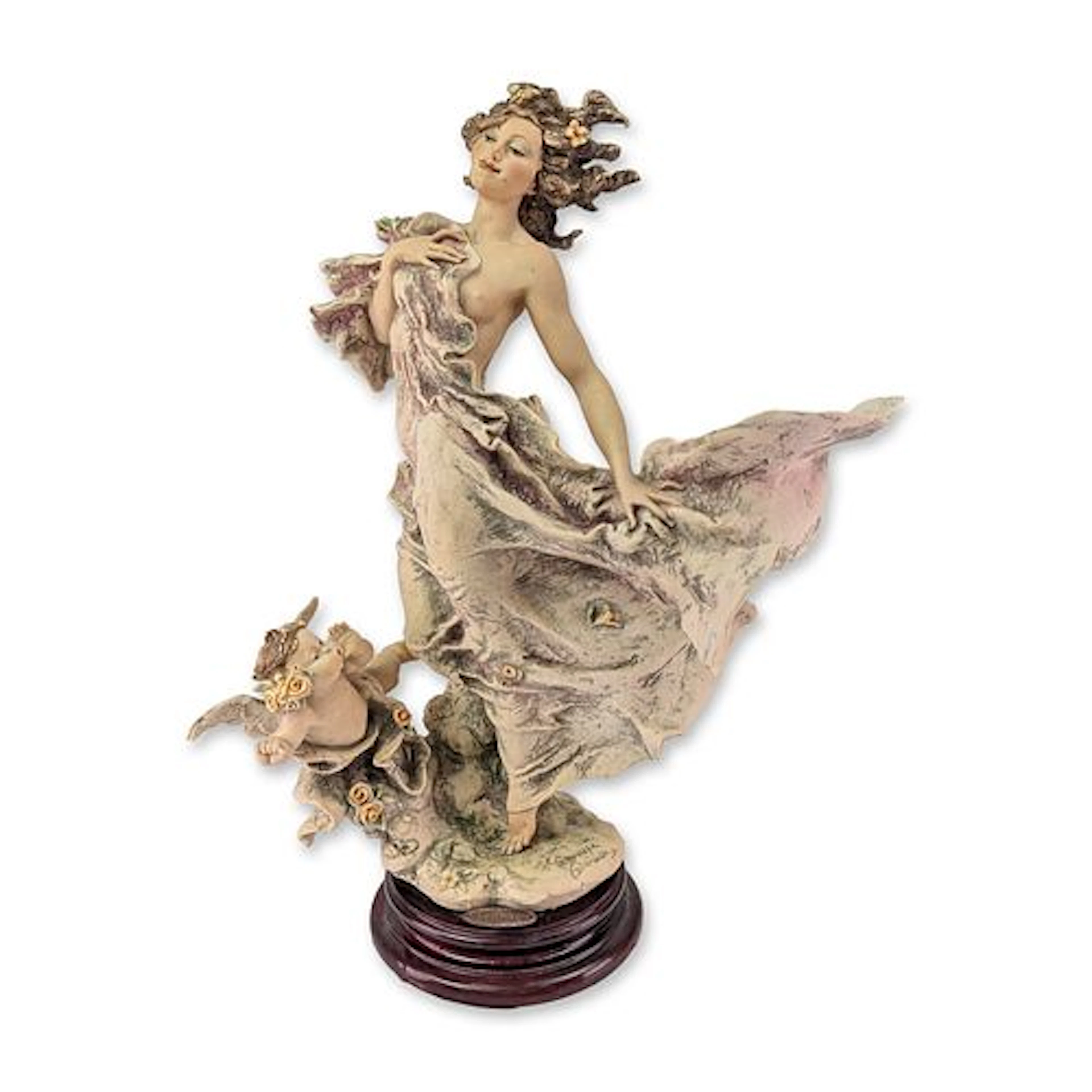 Giuseppe Armani La Brezza Zephyr Cold-Cast Sculpture 0368