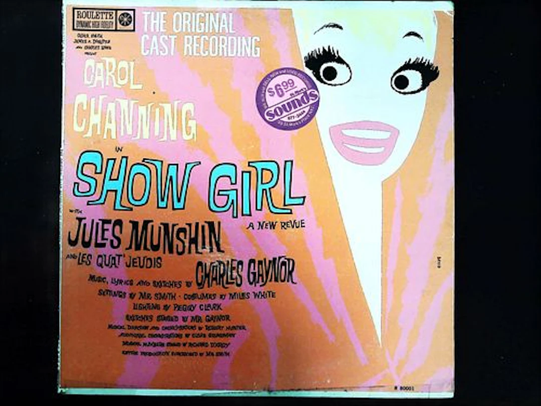 Carol Channing Show Girl Original 1961 Broadway Cast Recording LP