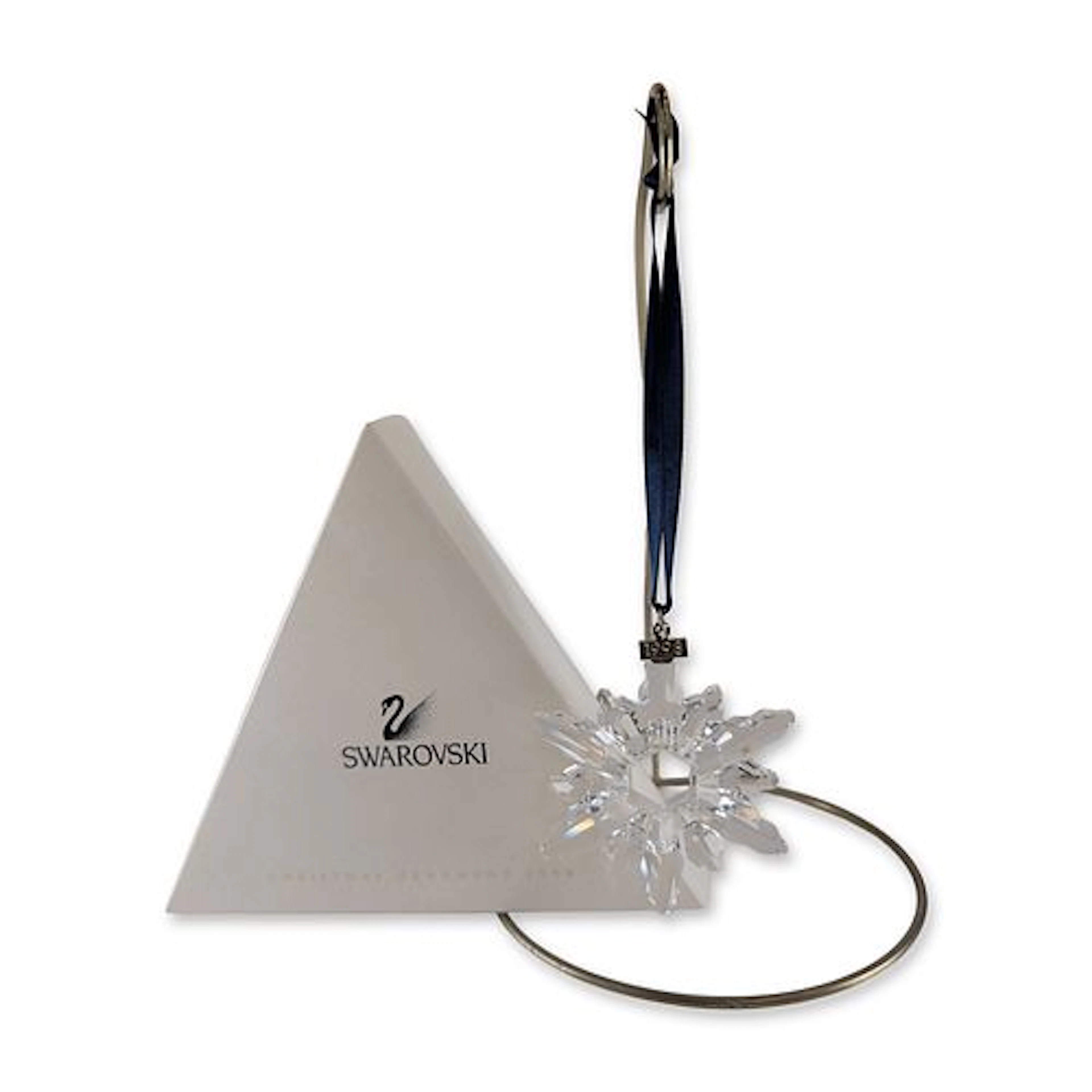 Swarovski 1998 Christmas Ornament Annual Edition Snowflake Figurine