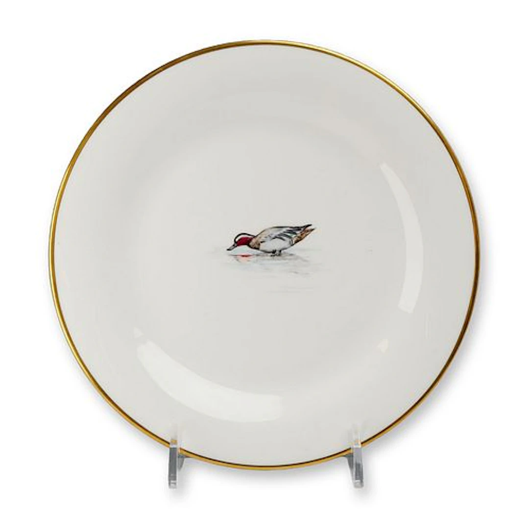 Wedgwood Hand-Painted Porcelain Plate by Sir Peter Scott Depicting