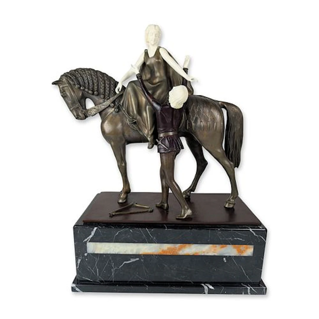After Professor Otto Poertzel (German, 1876-1963) Bronze Sculpture