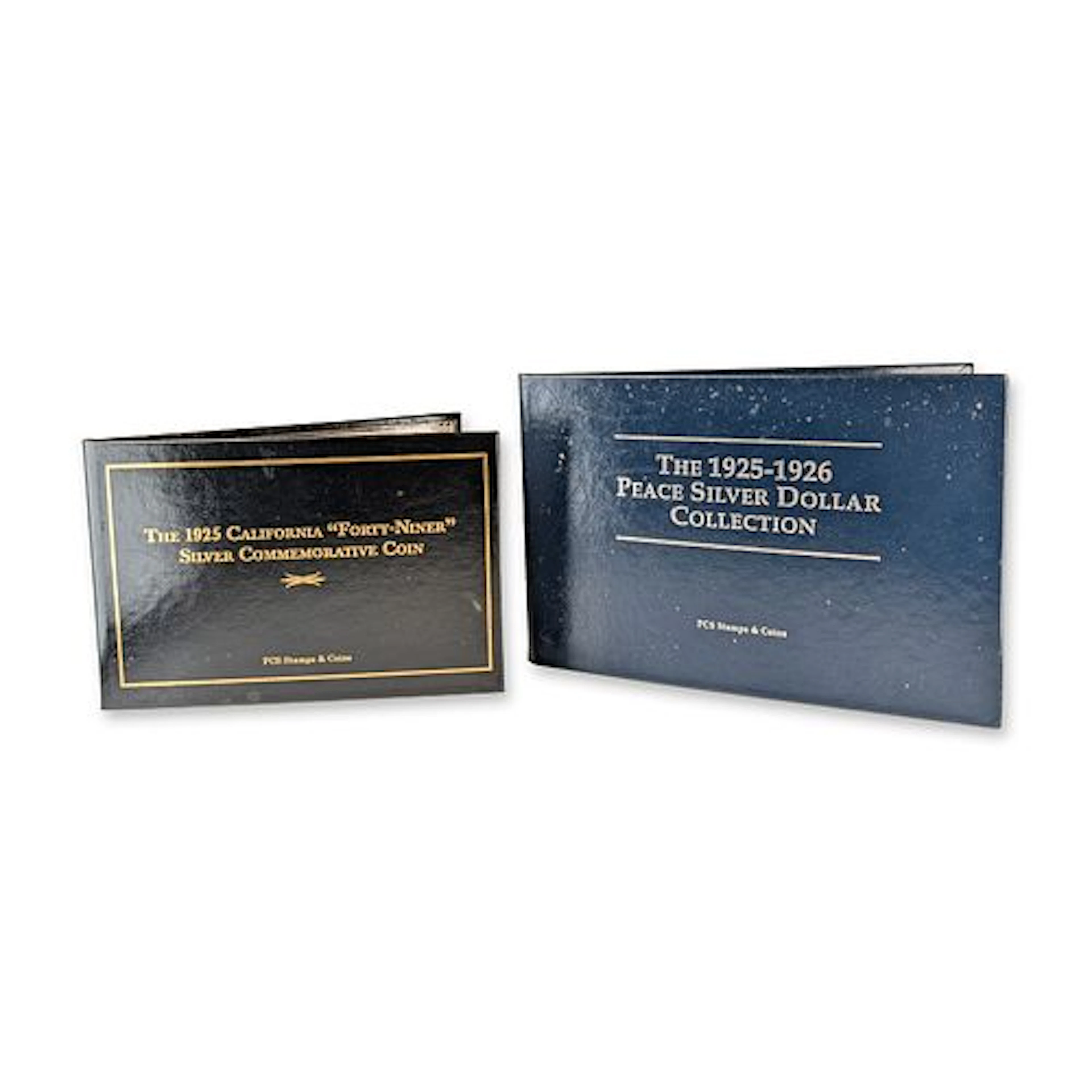 2pc 1925, 1926 US Peace Silver Dollars and Half Dollar Collection