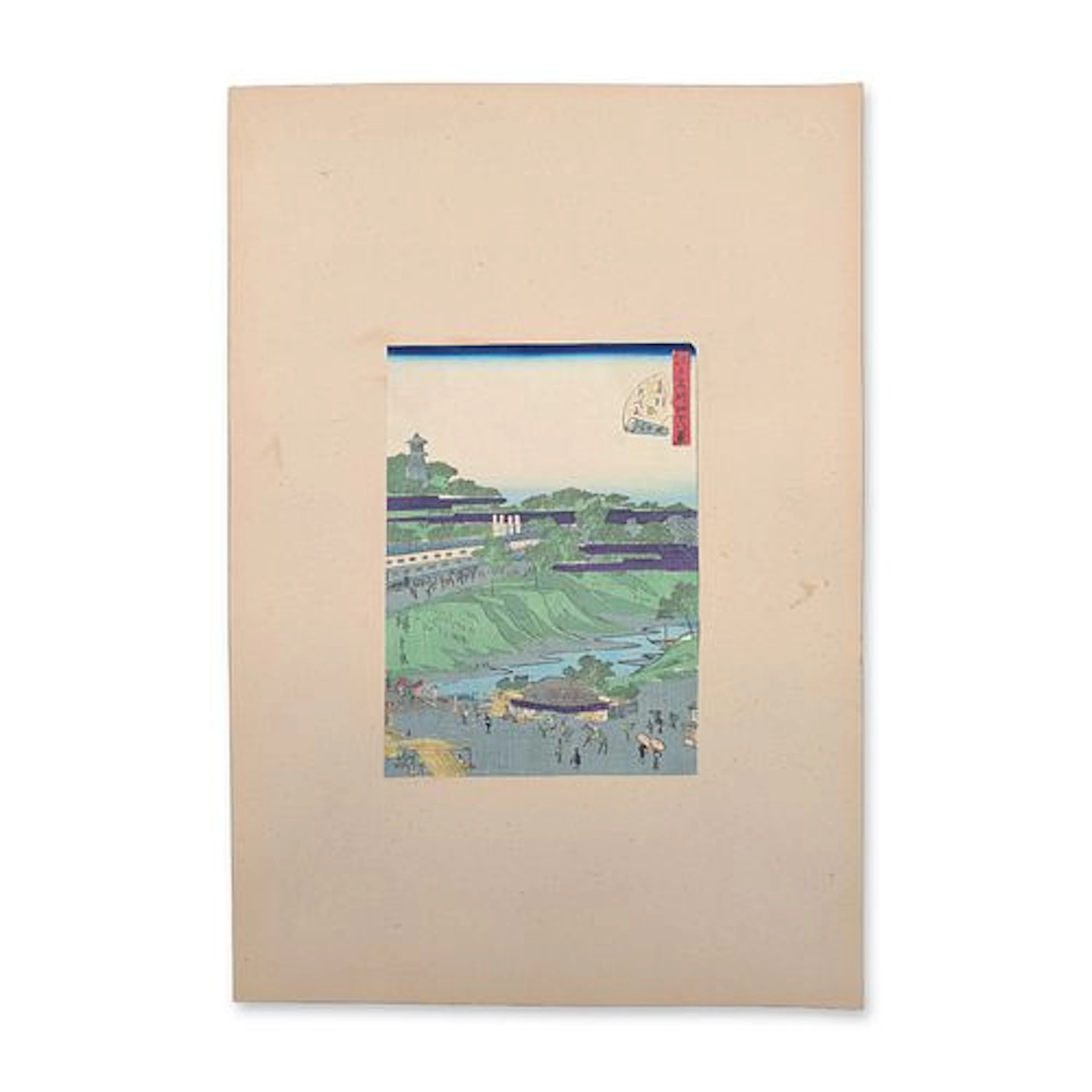 Utagawa Hiroshige II (Japanese 1826-1869), Woodblock Print from Forty-eight