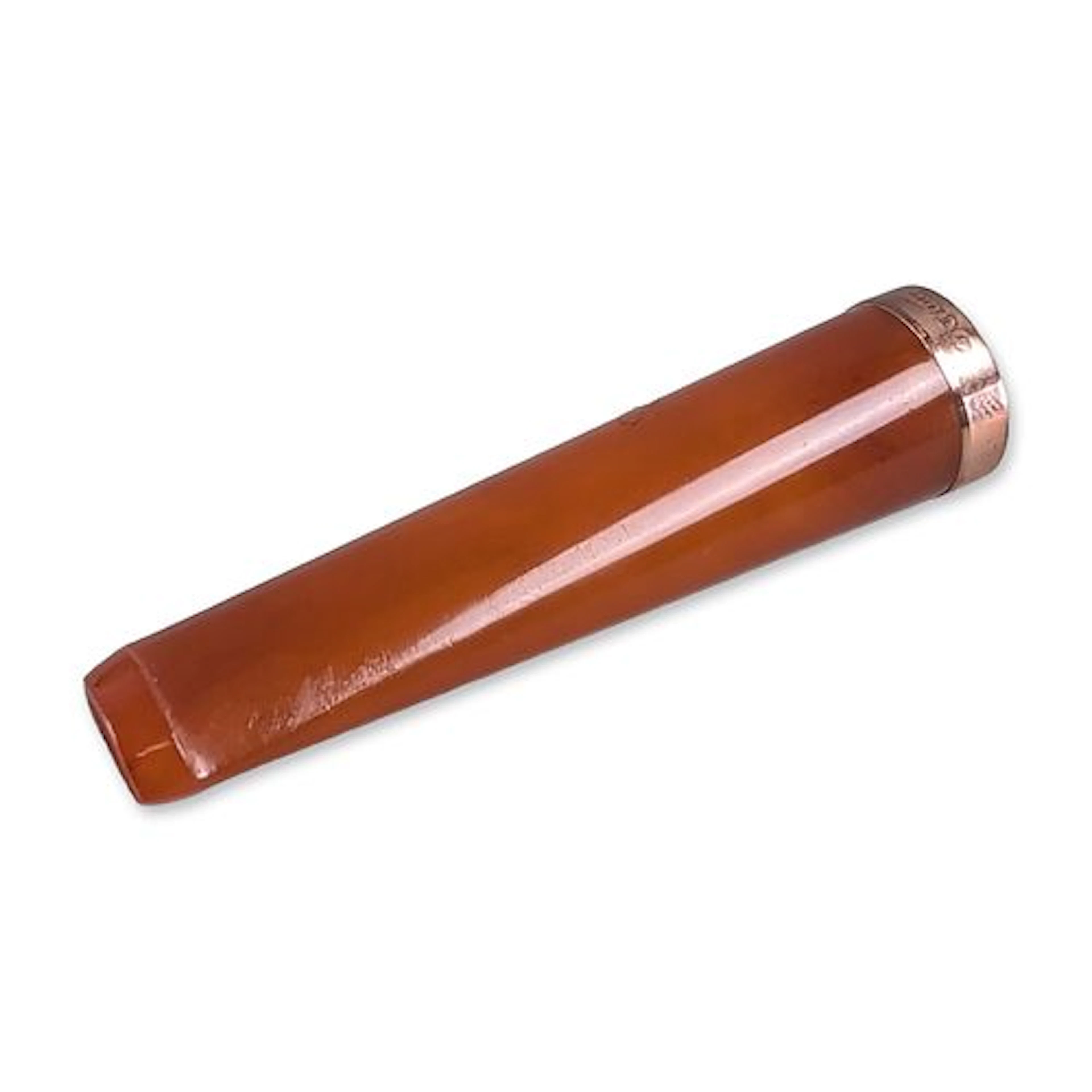 9K Rose Gold Mounted Amber Cigarette Holder