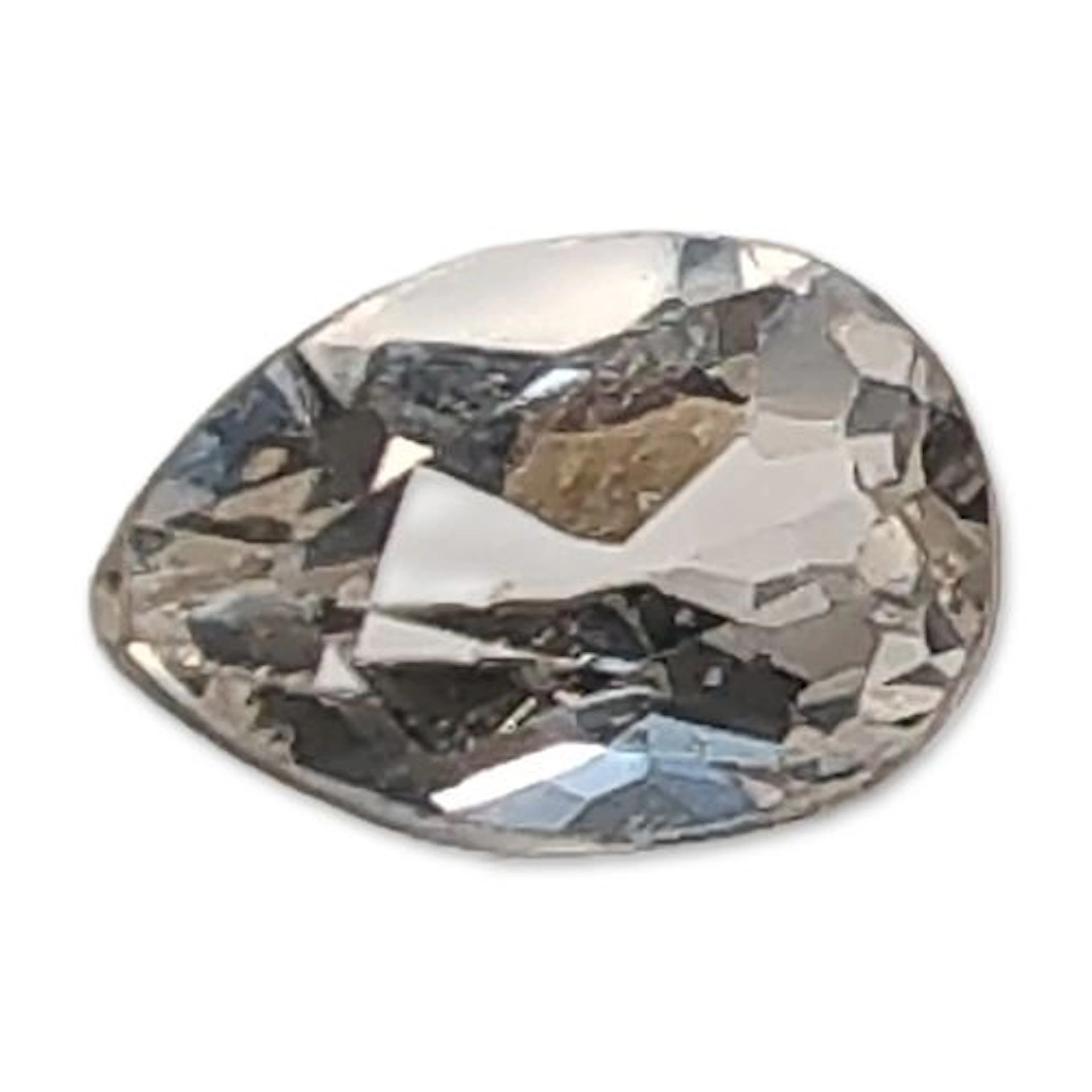 Loose Pear Cut Colorless Topaz Gemstone