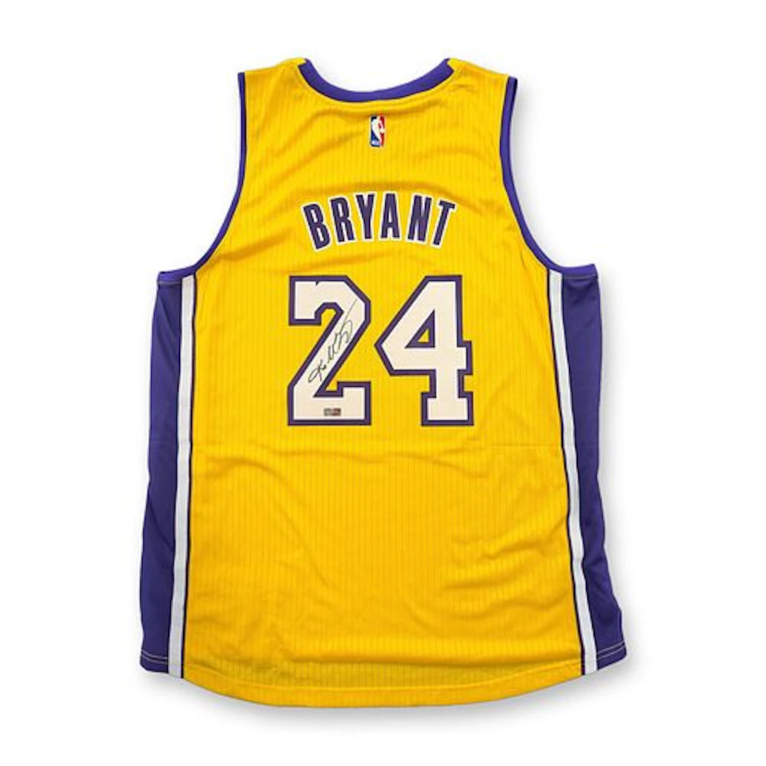 Kobe Bryant Signed Adidas Los Angeles Lakers Swingman Jersey with COA