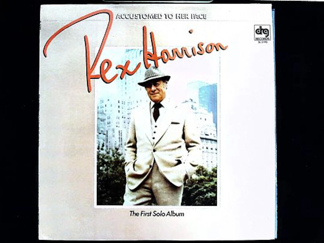 Rex Harrison Accustomed to Her Face The First Solo Album DRG Records LP SL 5193