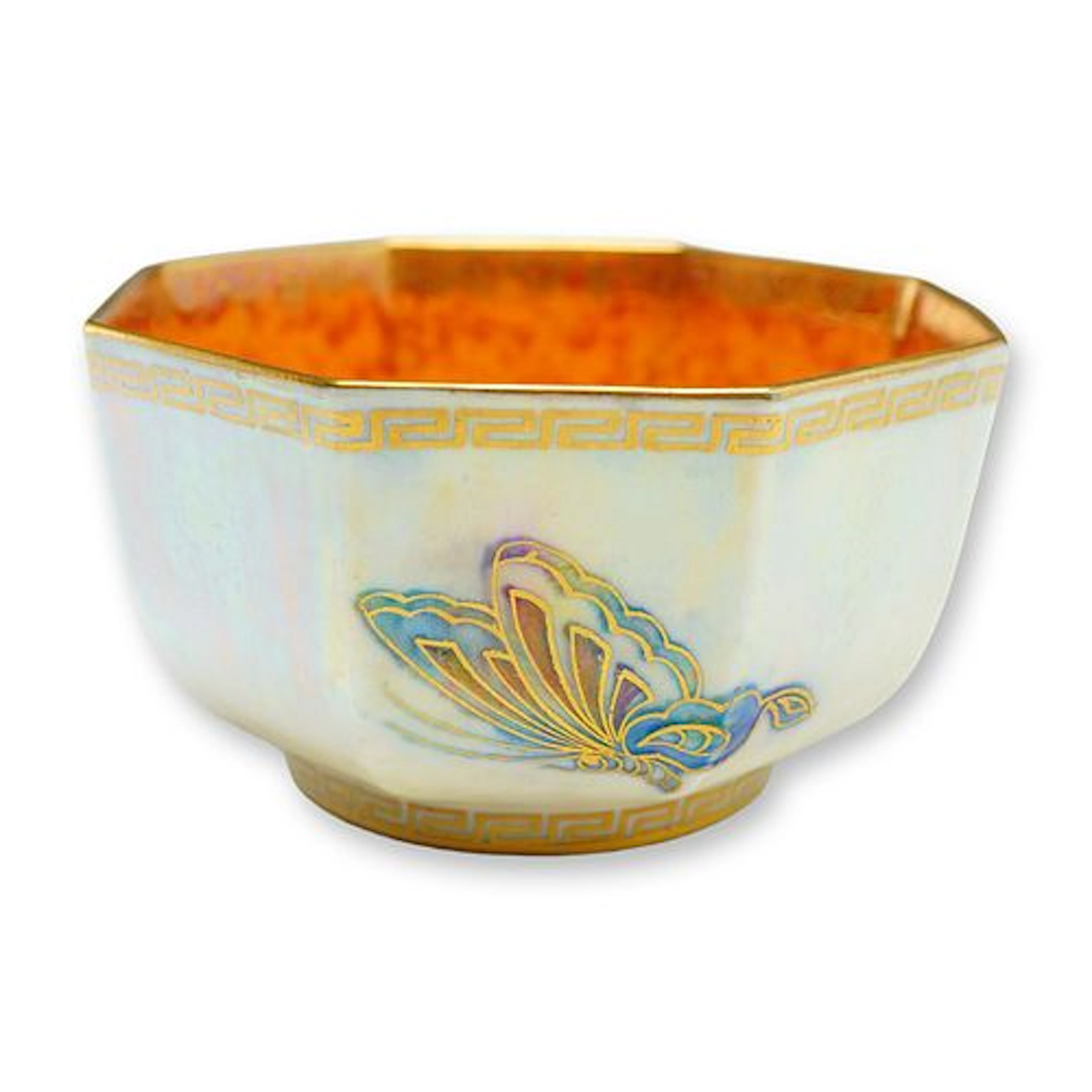 Wedgwood Fairyland Lustre Octagonal Bowl, Butterflies Z4832