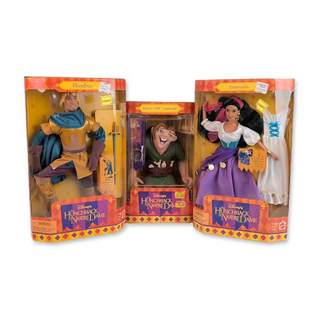 3pc Mattel Disney's The Hunchback of Notre Dame Figures