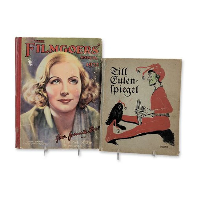2 German Language Illustrated Books: Filmgoers Annual 1932 and Till