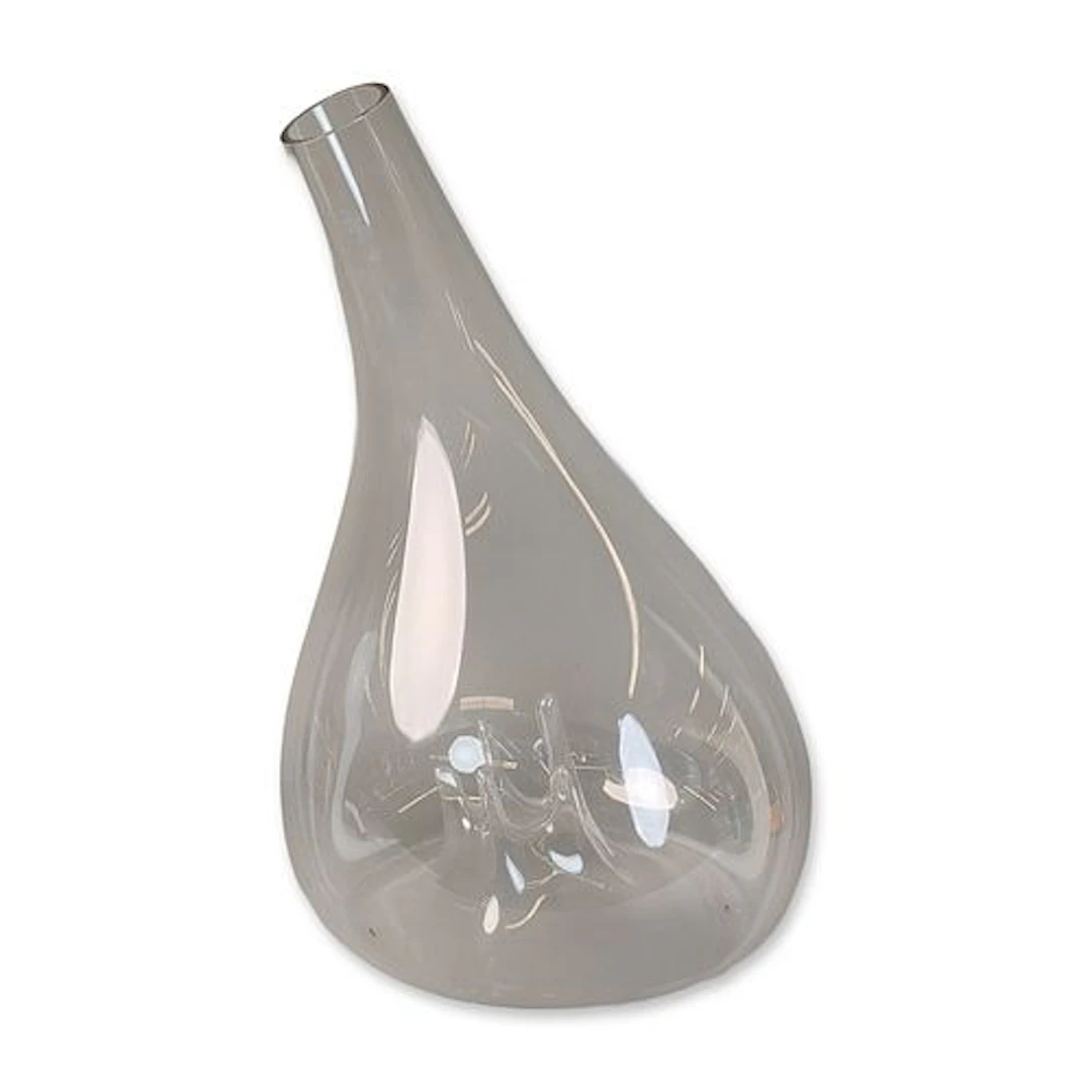 Large Scale Contemporary Clear Glass Aerator Vessel