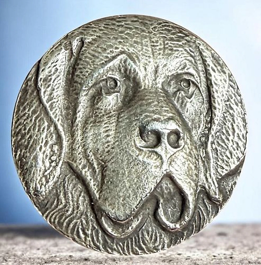 A DIVISION ONE THIRD AVENUE SILVER BUTTON