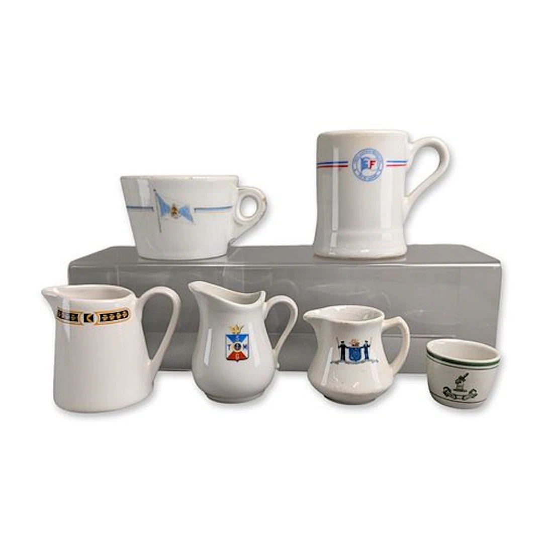 6pc Collection of Maritime and Commercial Vitrified China