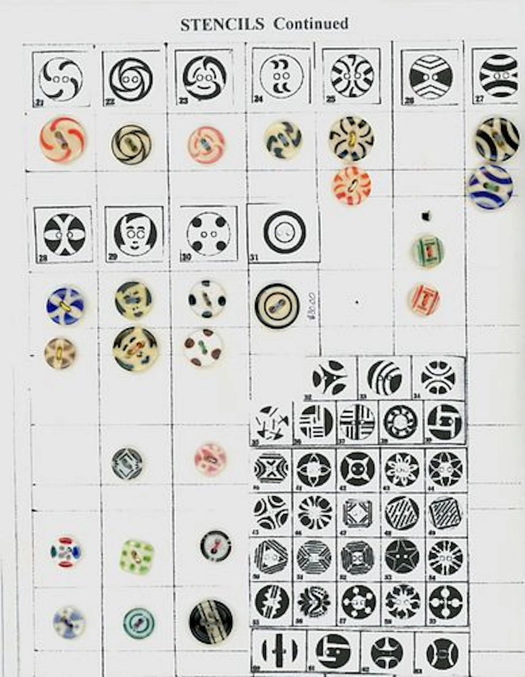 3 PARTIAL CARDS PLUS OF DIVISION 1 CHINA BITTONS