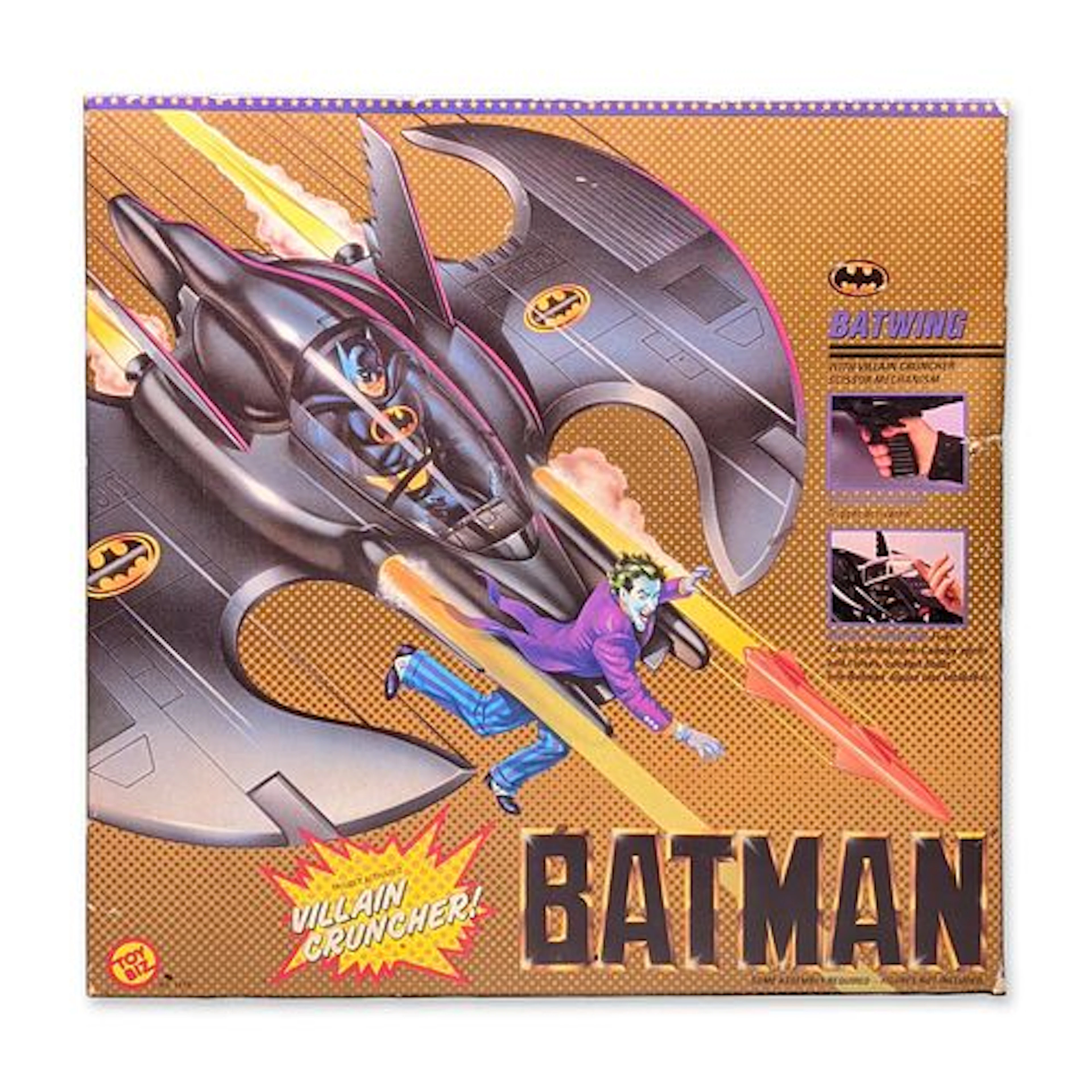 Toy Biz Batman Batwing 1989 Vintage Boxed Vehicle