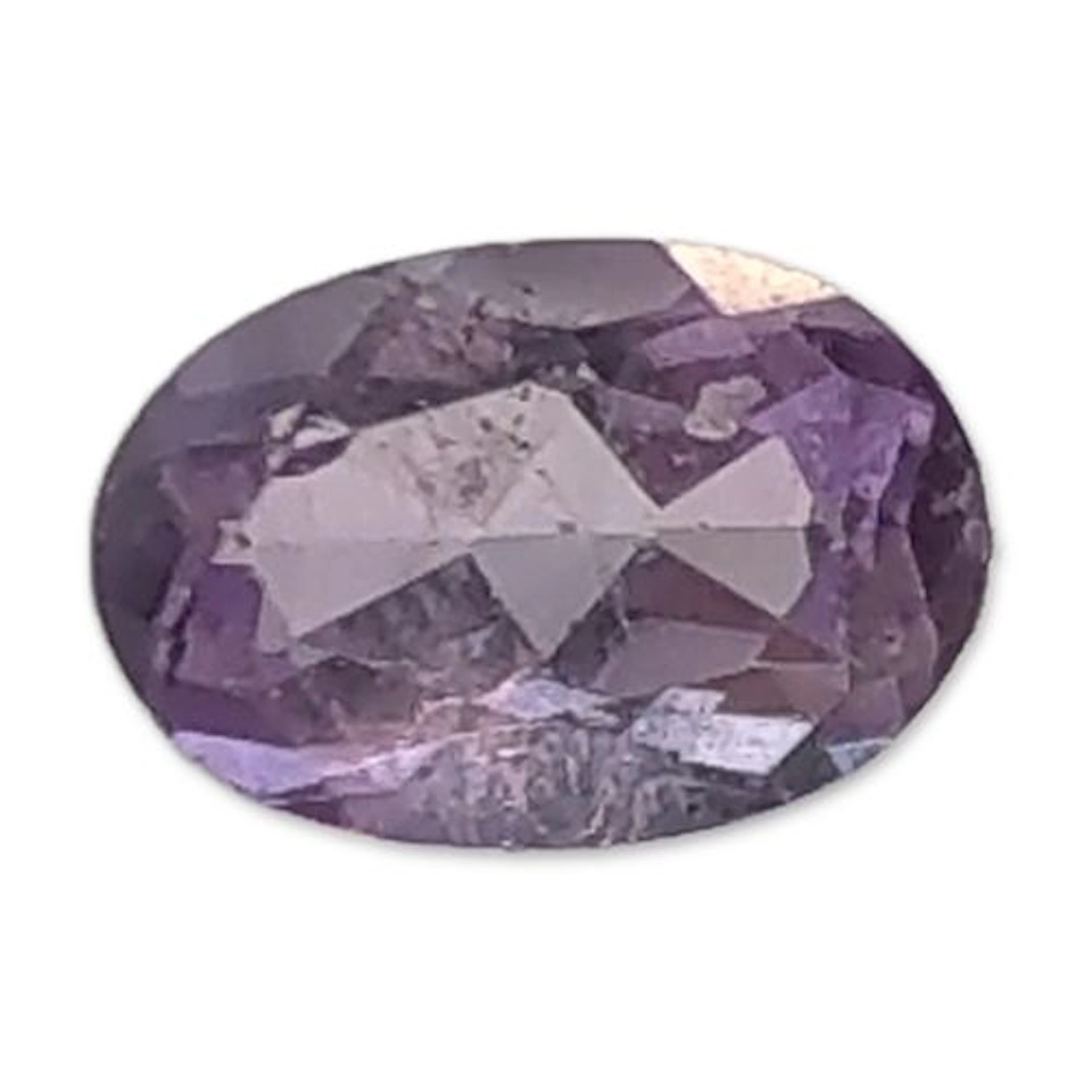 Faceted Oval Lavender Loose Gemstone