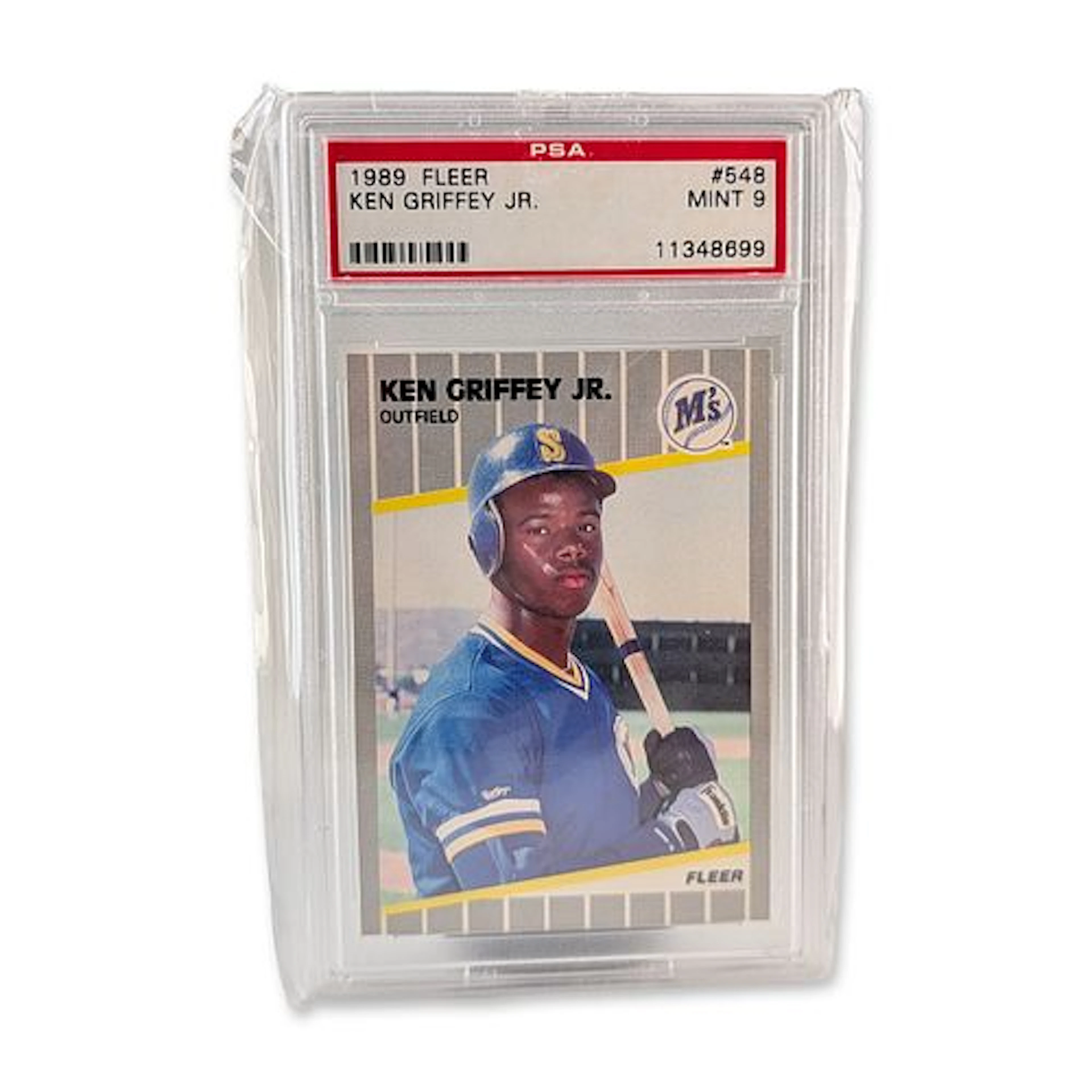 1989 Fleer 548 Ken Griffey Jr. PSA 9 Mint Rookie Card