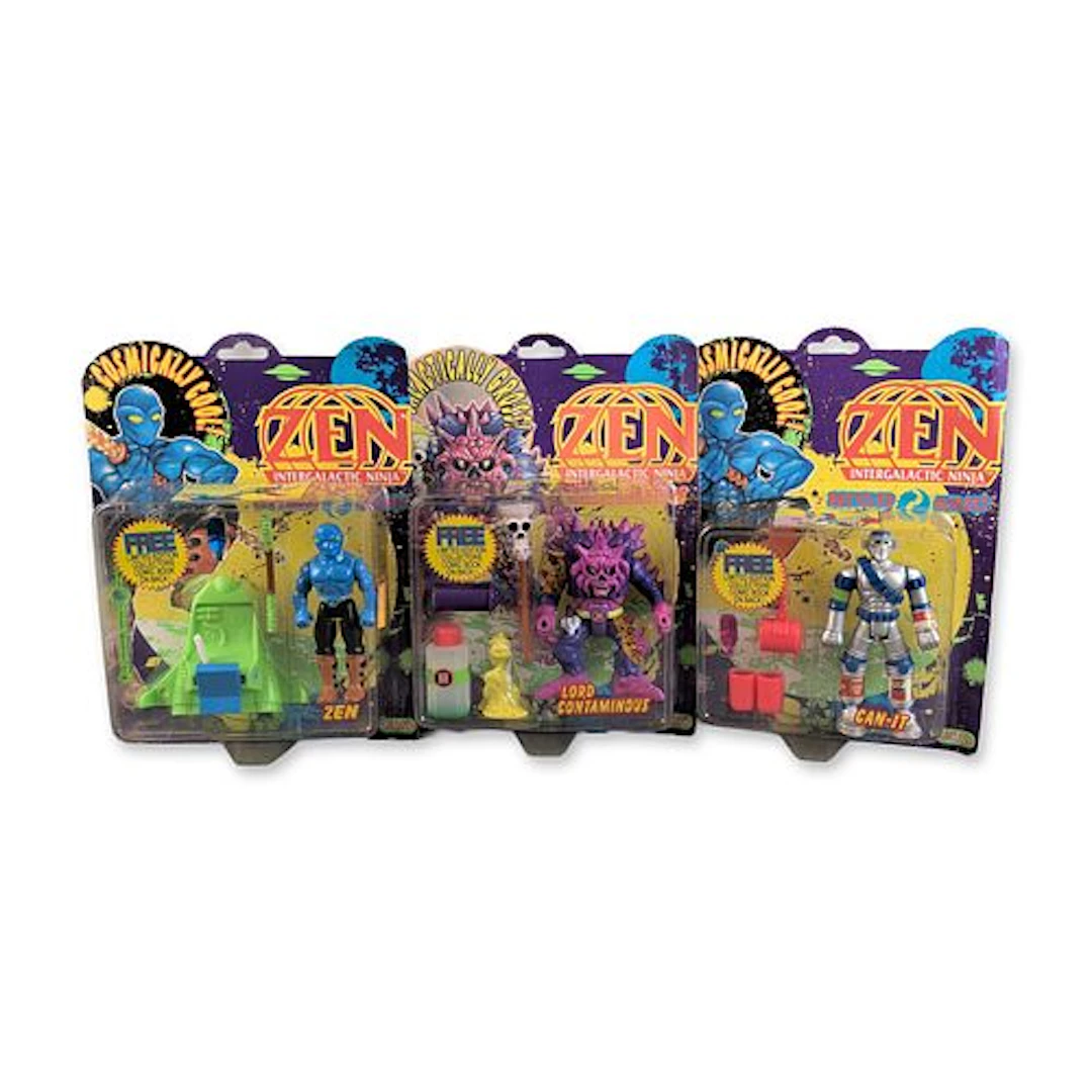 3pc JusToys Zen Intergalactic Ninja MOC Action Figurine