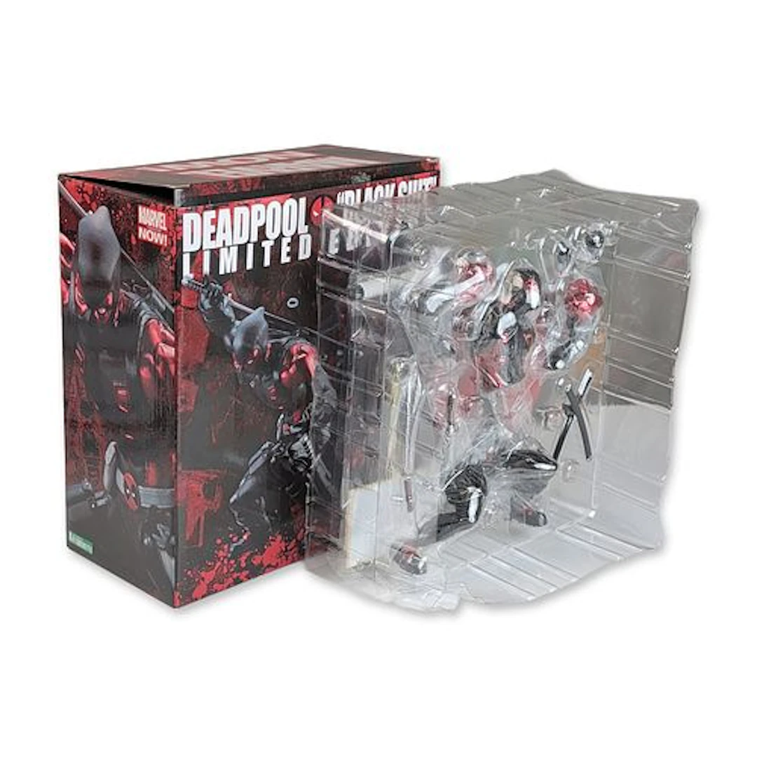 Kotobukiya Marvel Now ArtFX Deadpool Black Suit Limited Edition Figurine