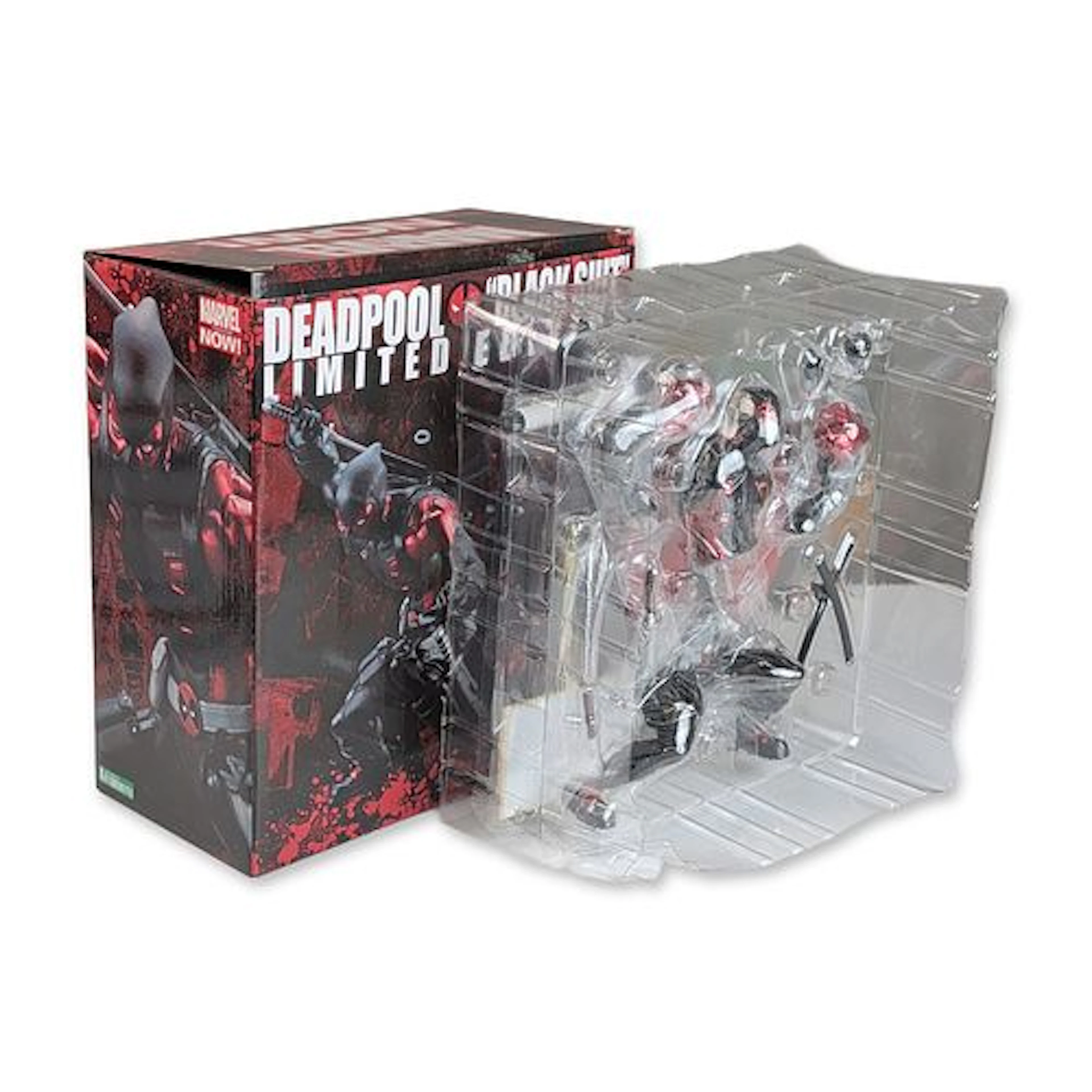 Kotobukiya Marvel Now ArtFX Deadpool Black Suit Limited Edition Figurine