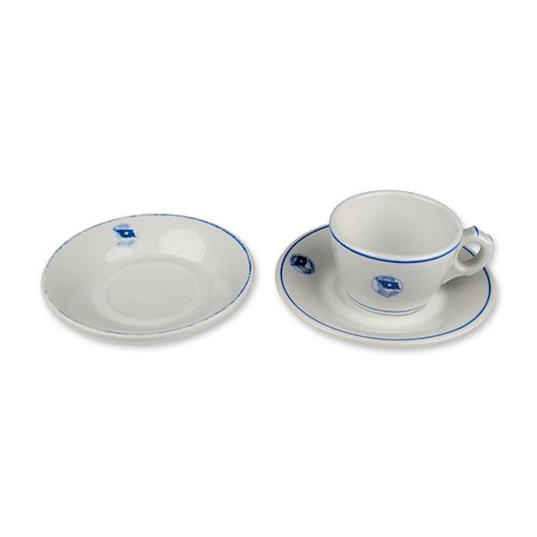 3pc Alvarez and Santa Clara Transatlantic Company Spanish Porcelain