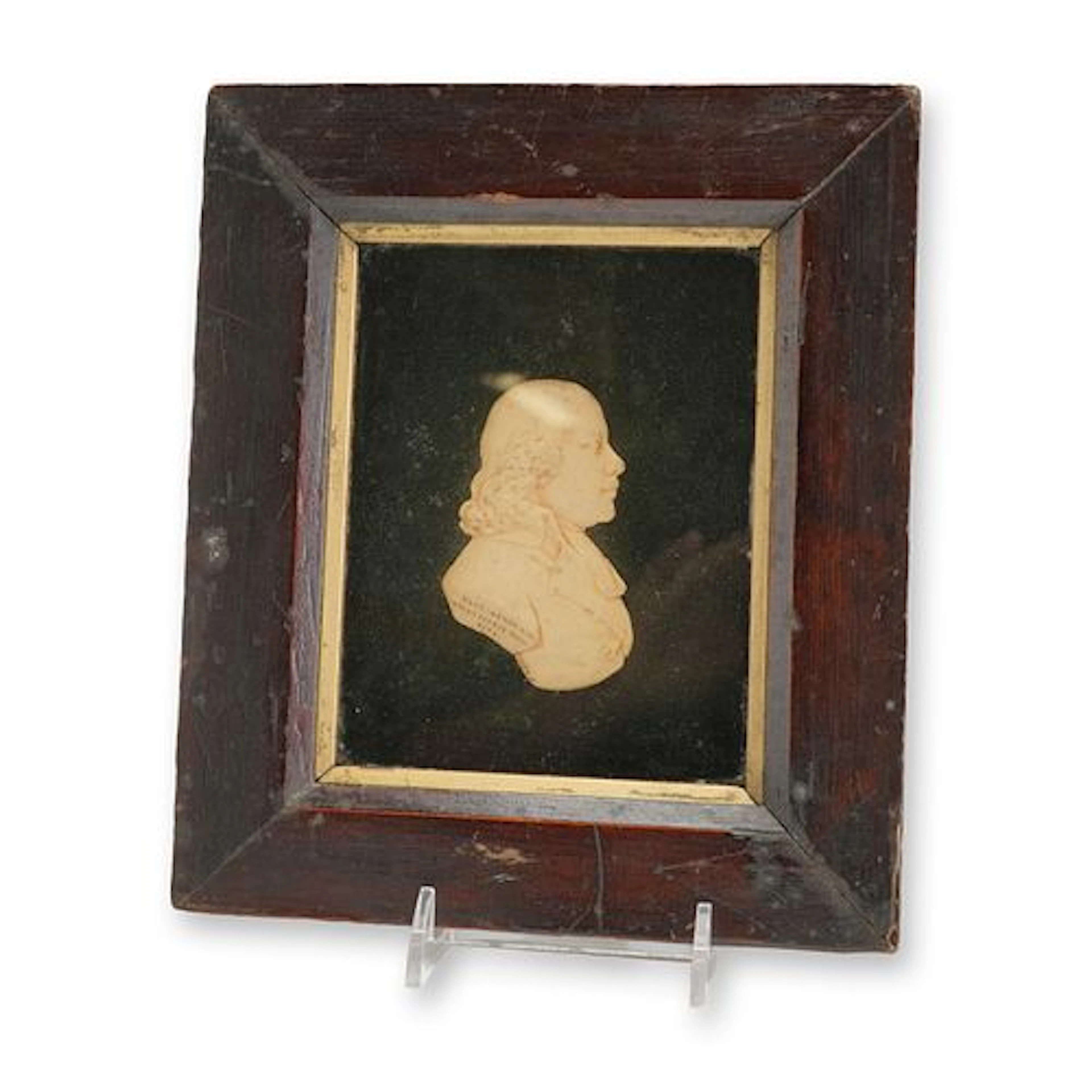 James Tassie Glass Paste Bas Relief Profile Portrait of Dr. Alexander